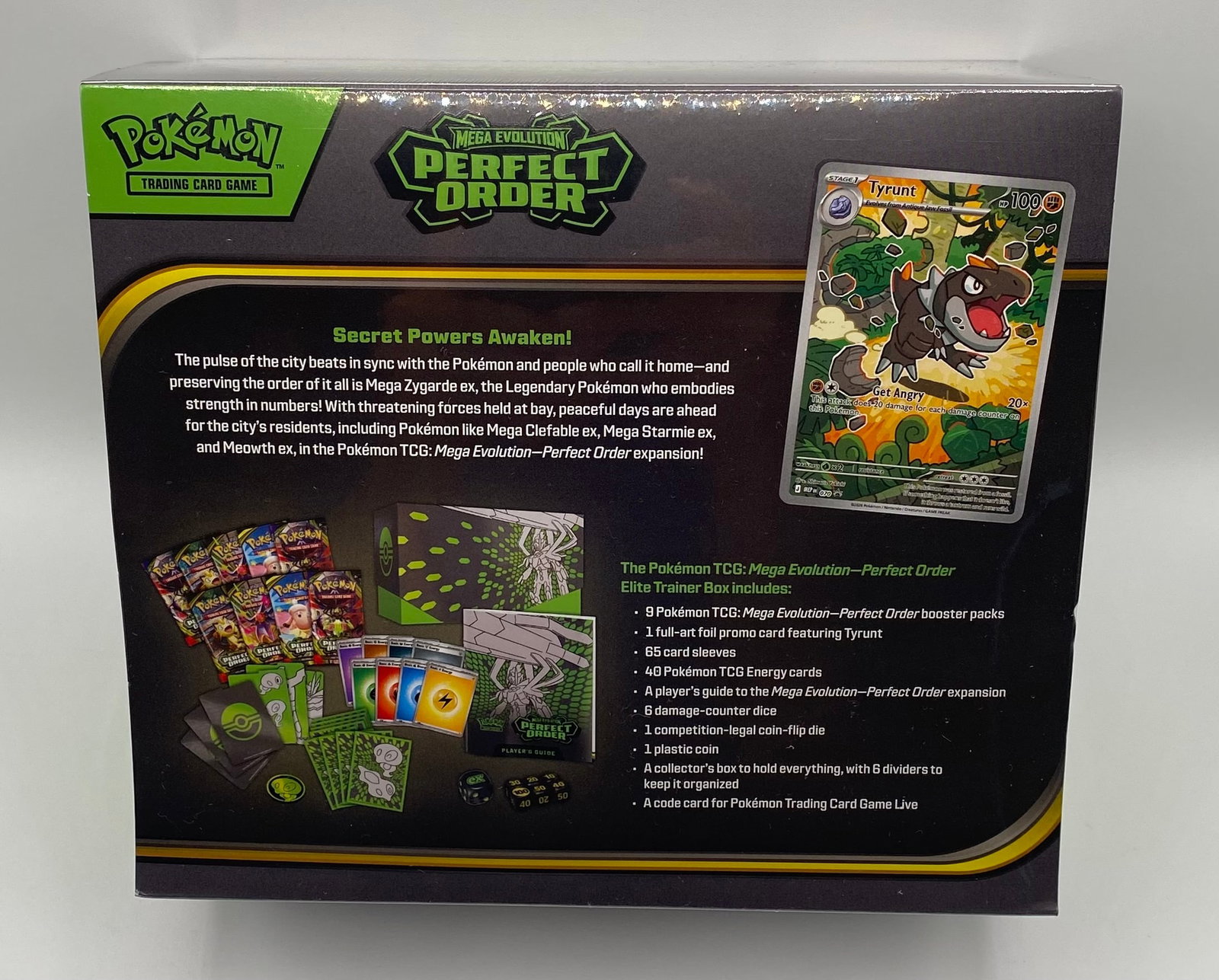 Pokémon Mega Evolution Perfect Order Zygarde Elite Trainer Box - Sealed - 2