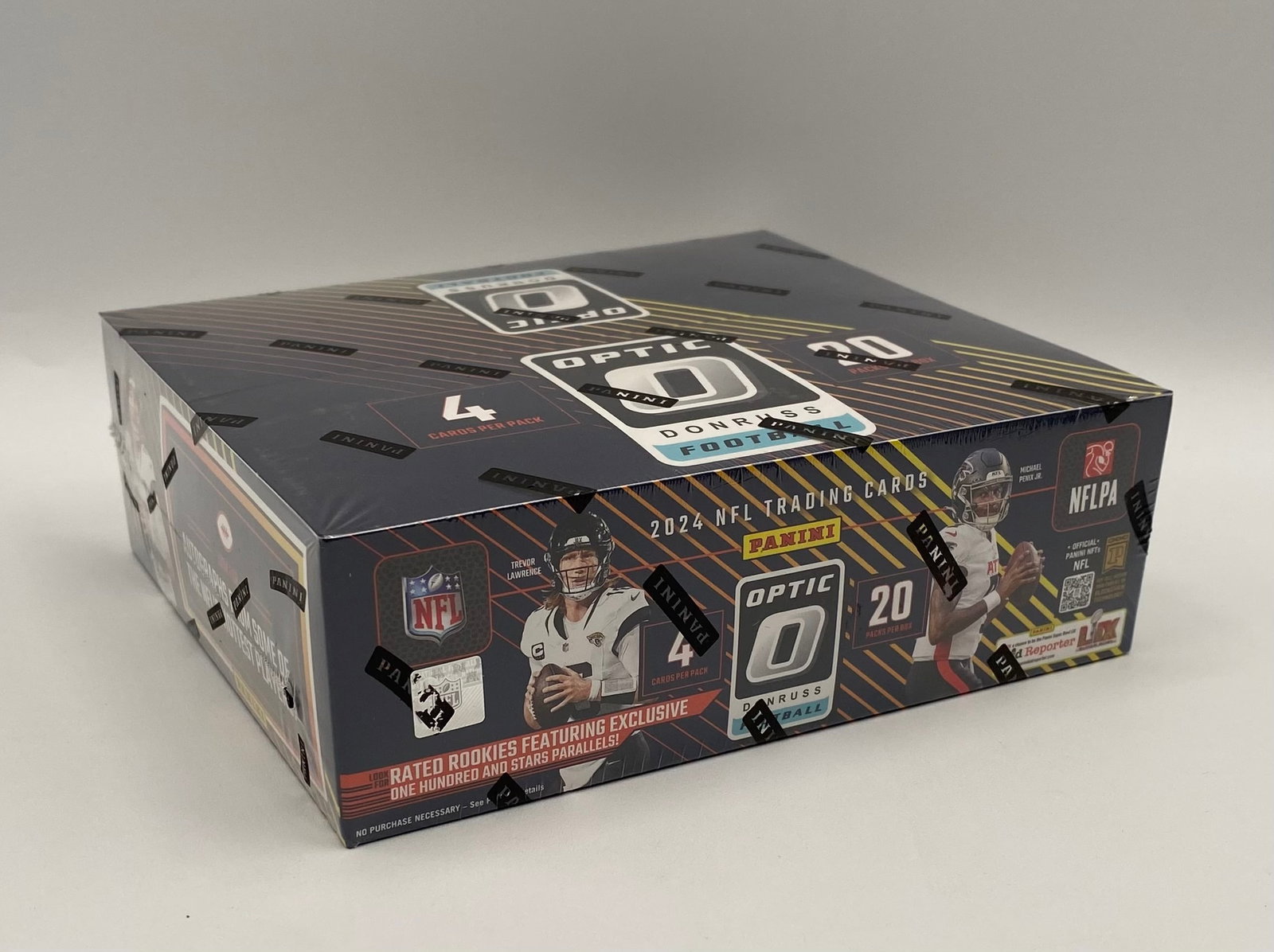 2024 Panini Donruss Optic NFL Football Trading Cards Factory Sealed Mega Box (1 of 1)