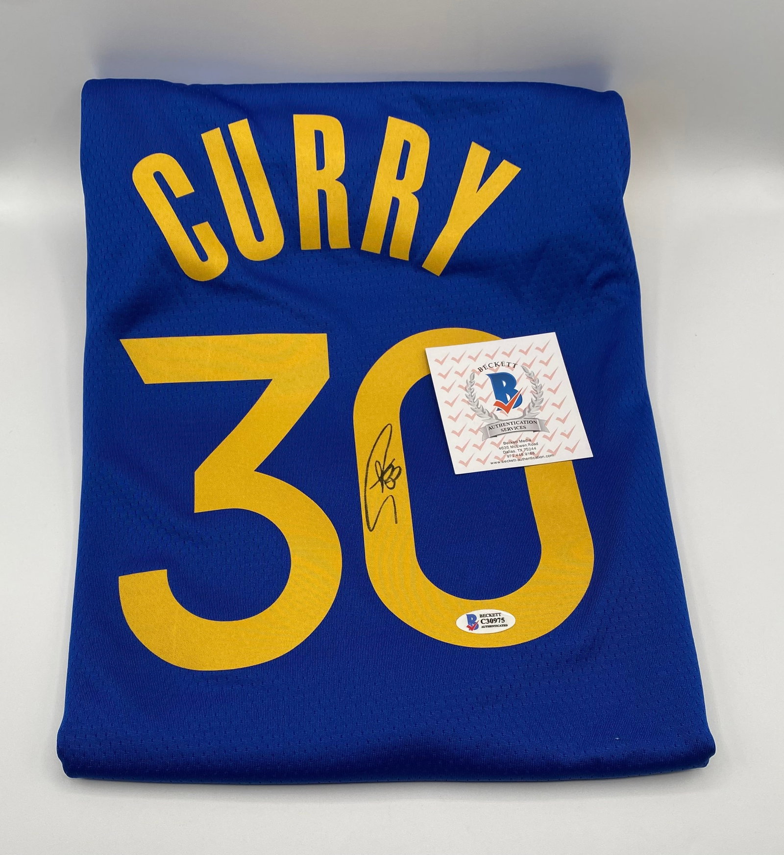 Stephen Curry Signed Jersey (Beckett COA) - 2