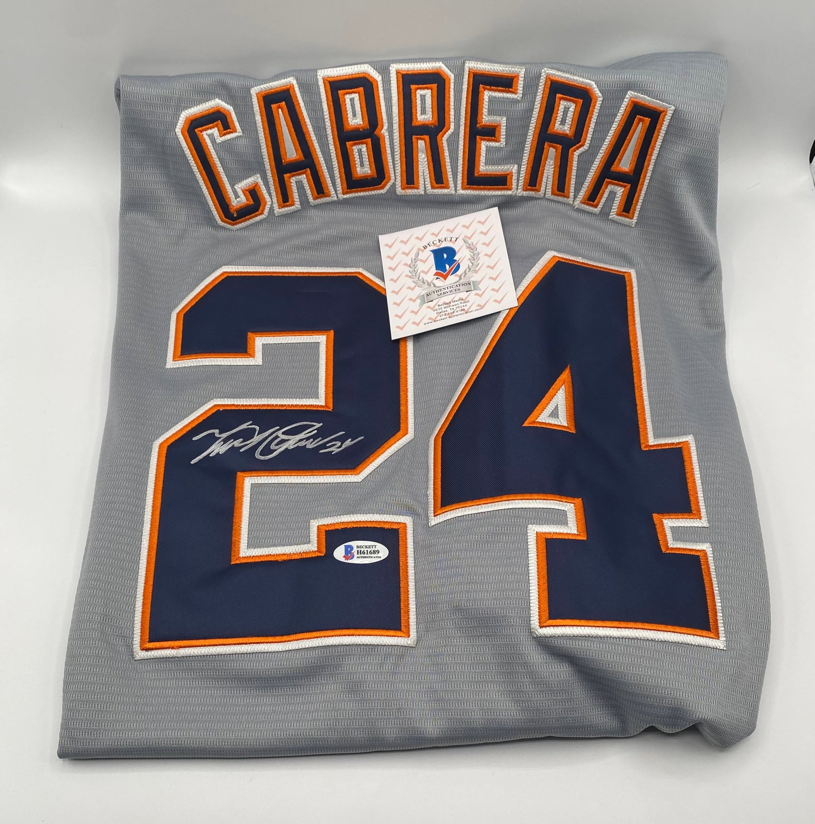Miguel Cabrera Signed Jersey (Beckett COA) - 2