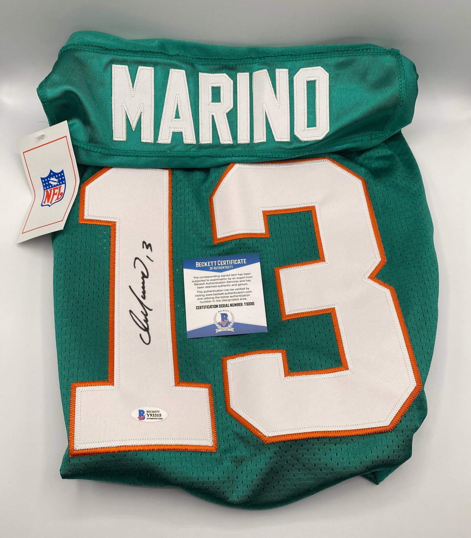 Dan Marino Signed Jersey (Beckett COA) - 2