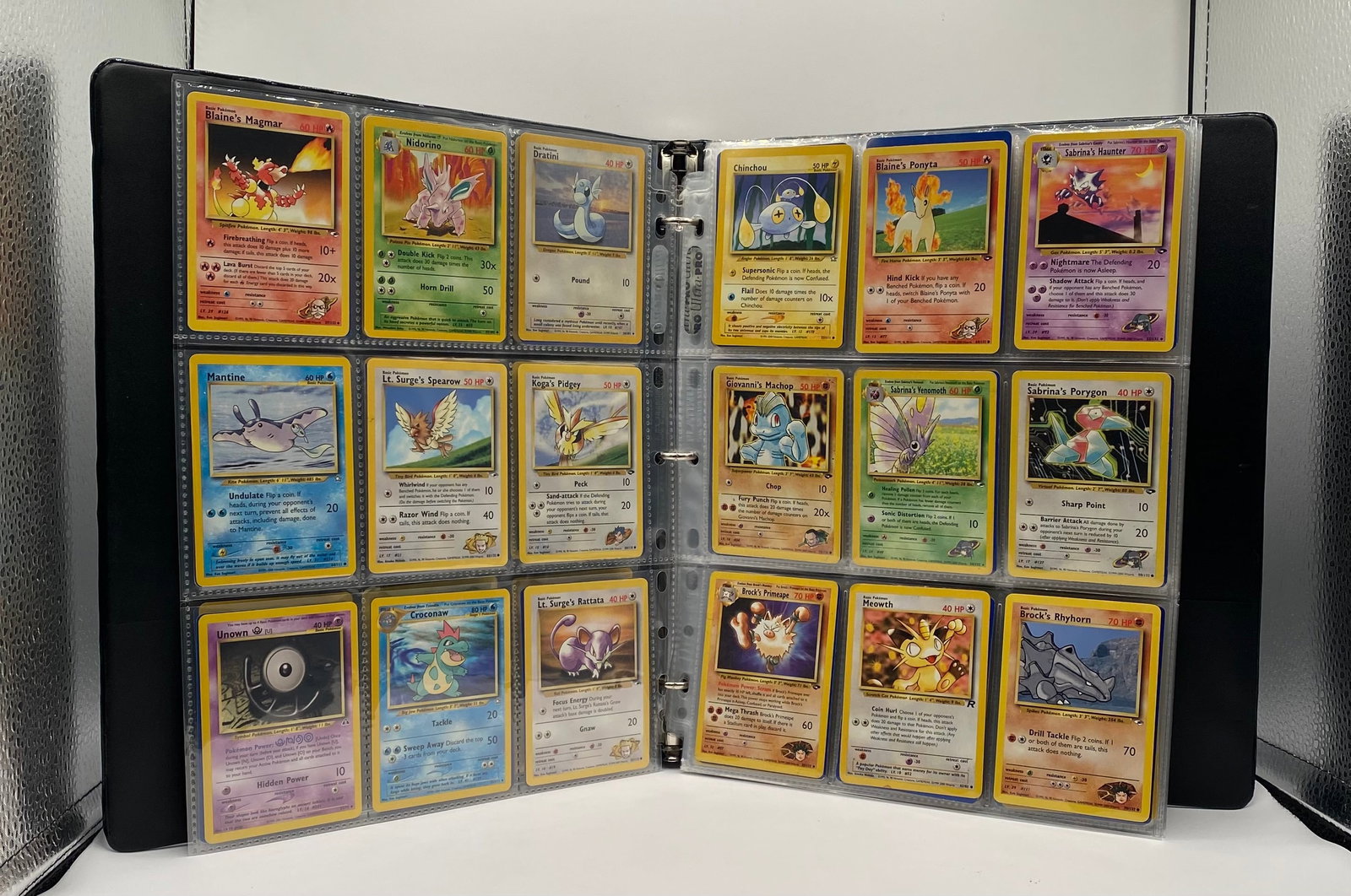 1999 1st Edition Pokemon & More Pikachu, Dark Charmeleon, Clefale, Haunter Cards Binder - 2
