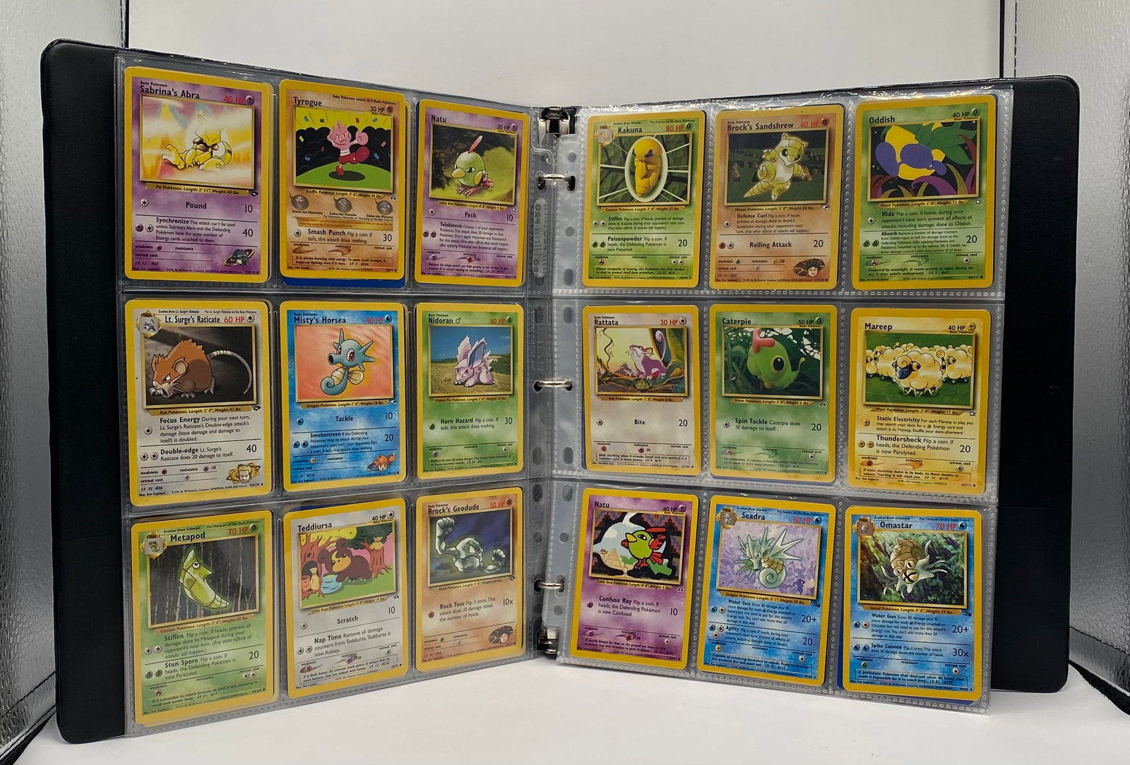 1999 1st Edition Pokemon & More Pikachu, Dark Charmeleon, Clefale, Haunter Cards Binder - 3