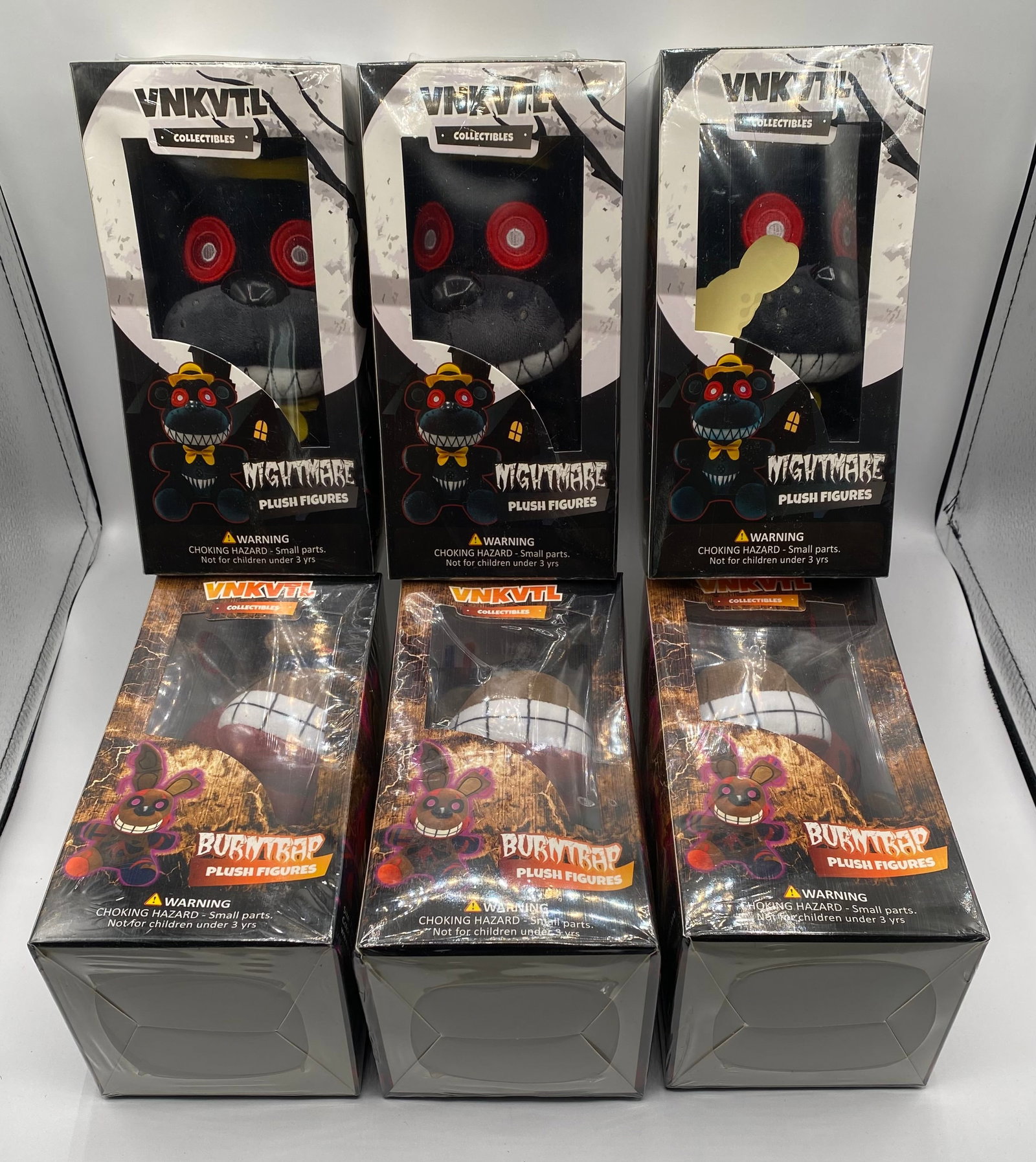 6x Youtooz Five Nights at Freddy's Plush Figures - Nightmare & Burntrap (NIB) (1 of 2)