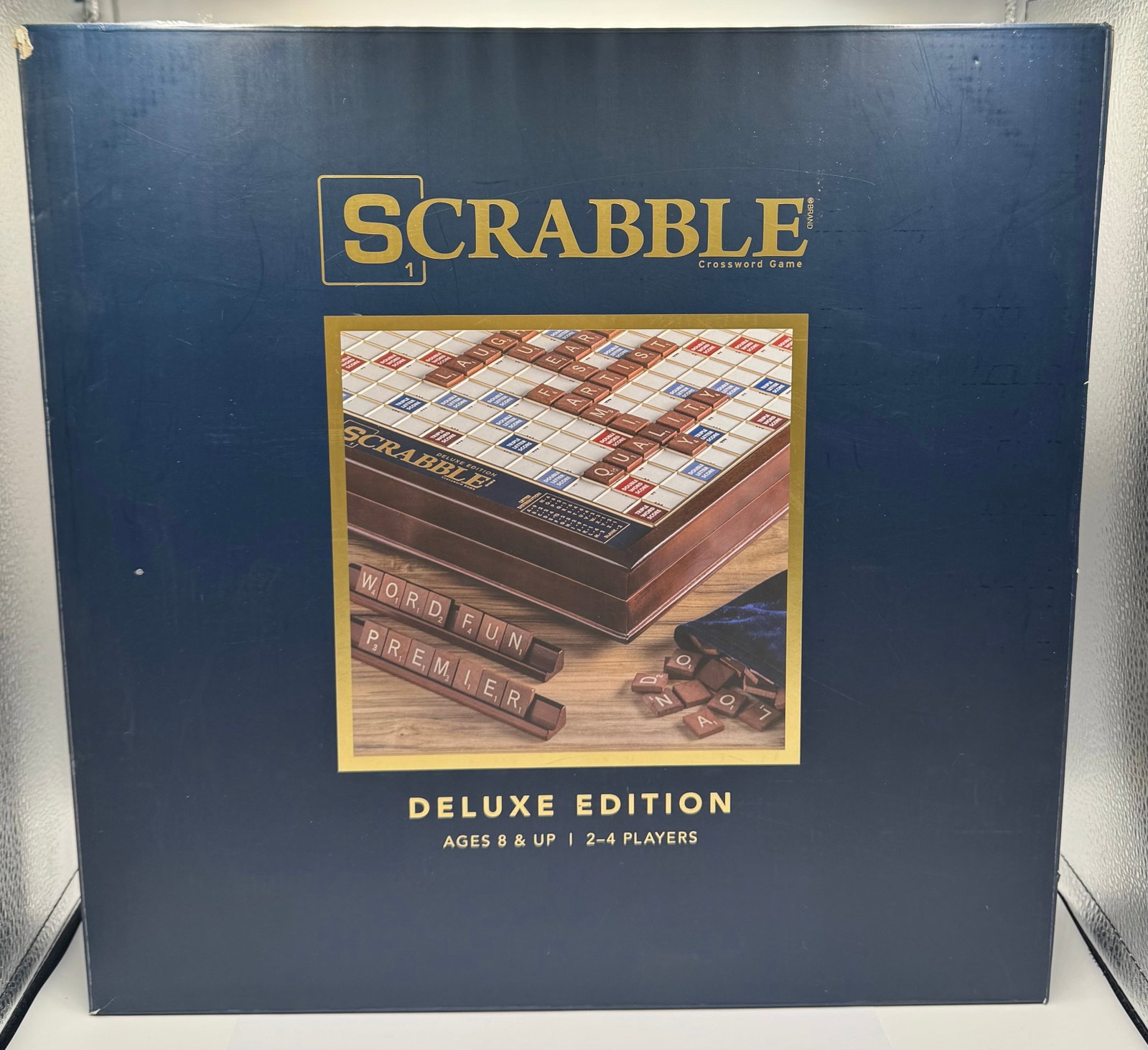 Scrabble Deluxe Edition Wooden Board Game – WS Game Company (Hasbro): Scrabble Deluxe Edition Wooden Board Game – WS Game Company (Hasbro)