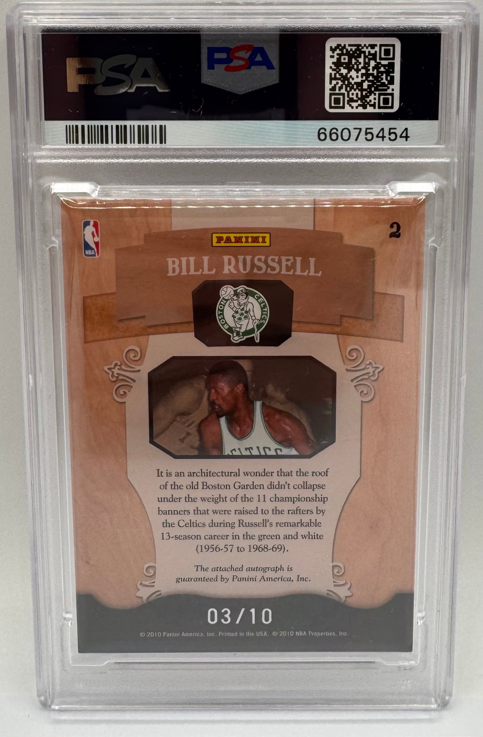 Bill Russell Auto /10 - 2