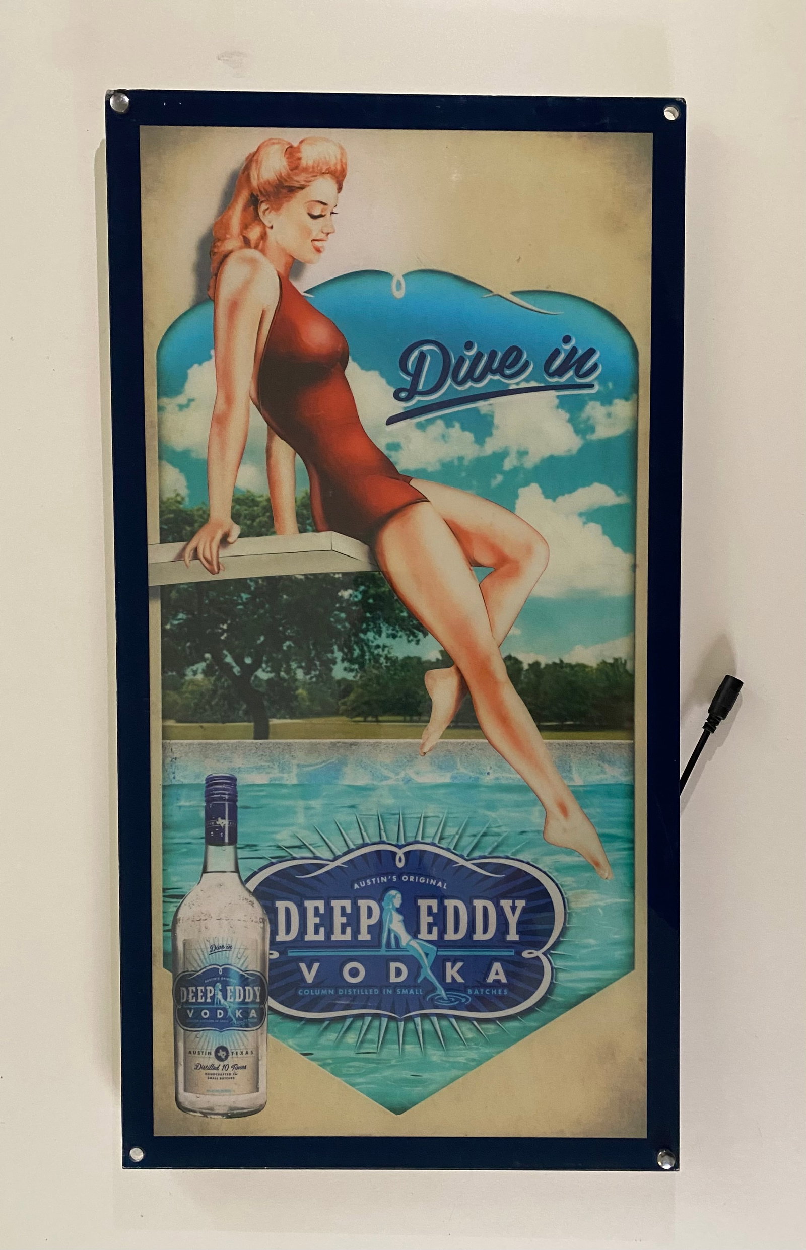 Deep Eddy Vodka Dive In Lighted Bar Sign (1 of 2)
