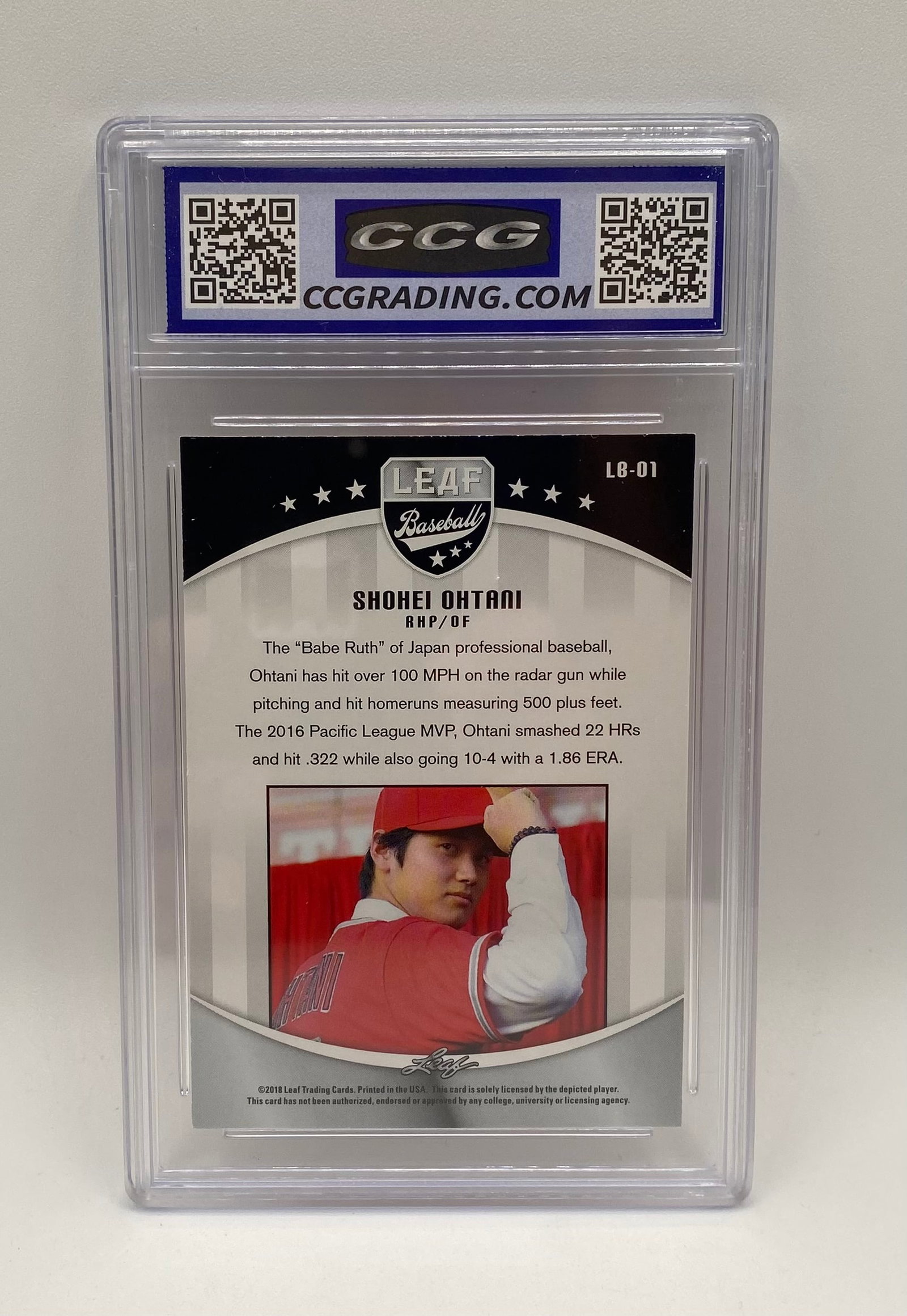 Shohei Ohtani Rookie CCG 10 - 2