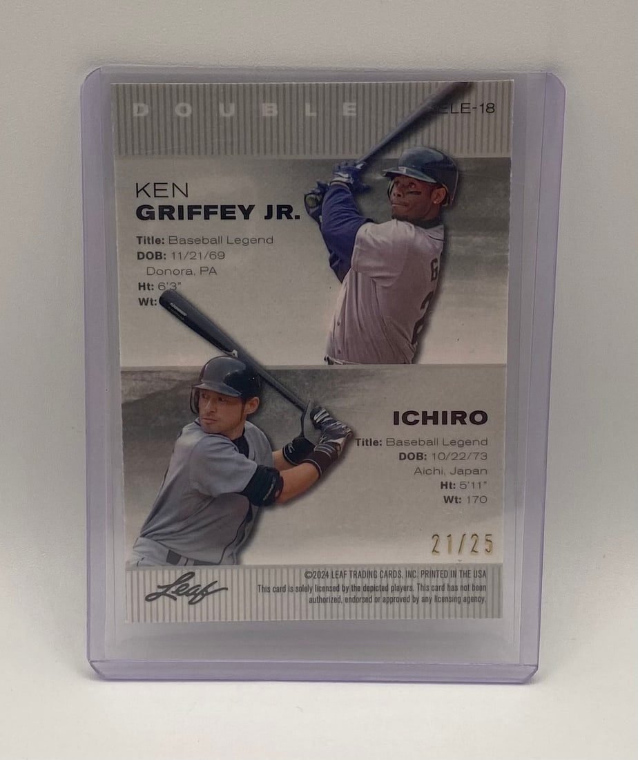 Ken Griffey Jr. & Ichiro Holo /25 - 2