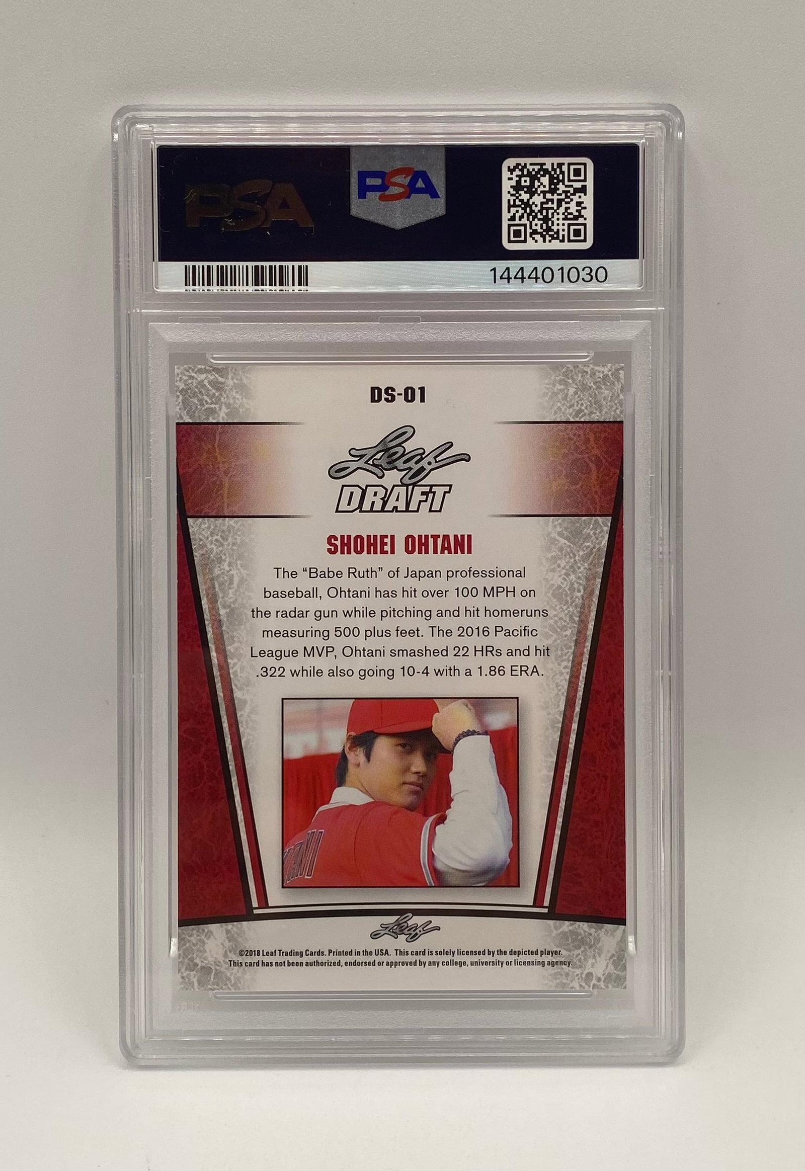 Shohei Ohtani Silver Rookie PSA 10 - 2