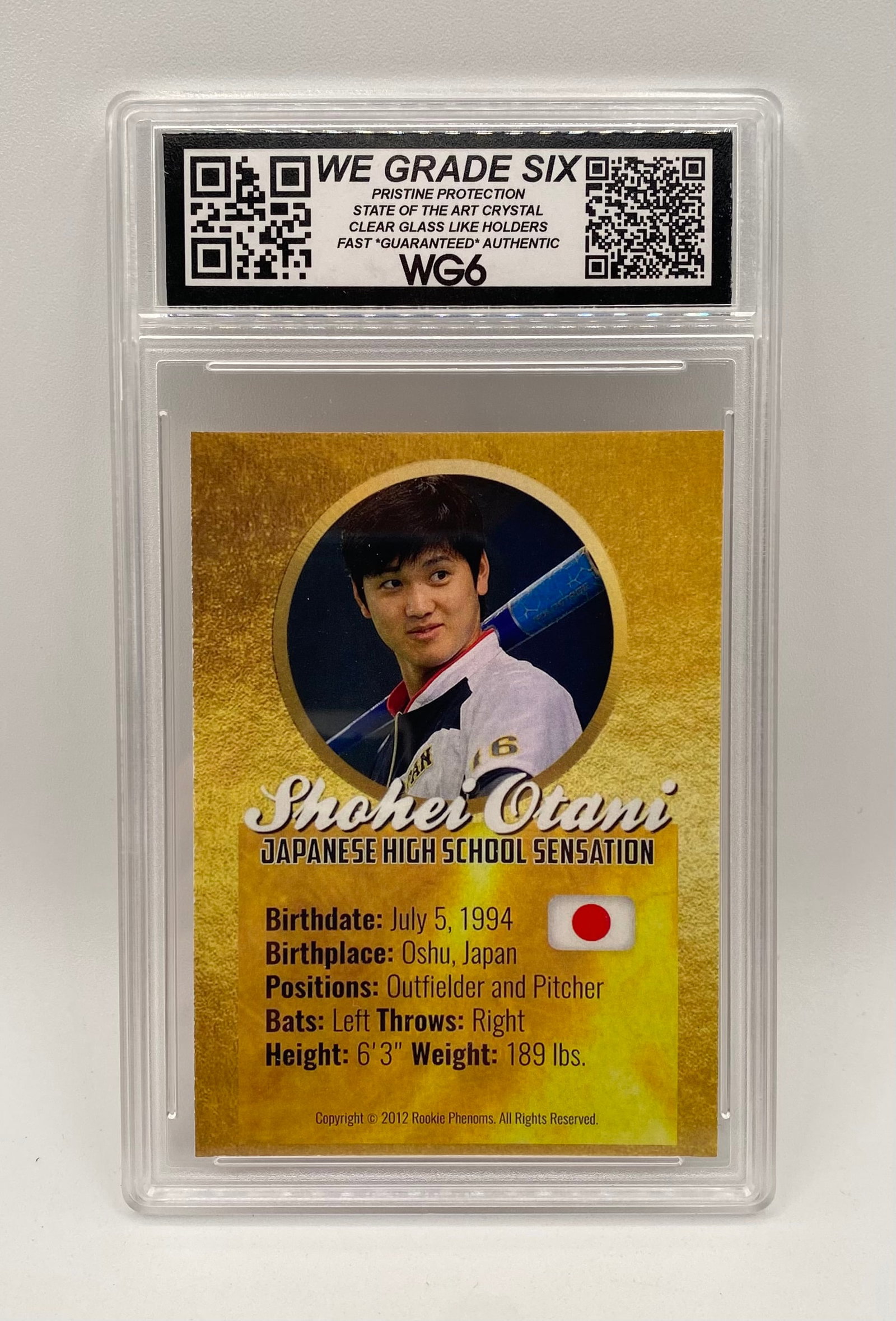 Shohei Ohtani High School Bat ACEO Card - 2