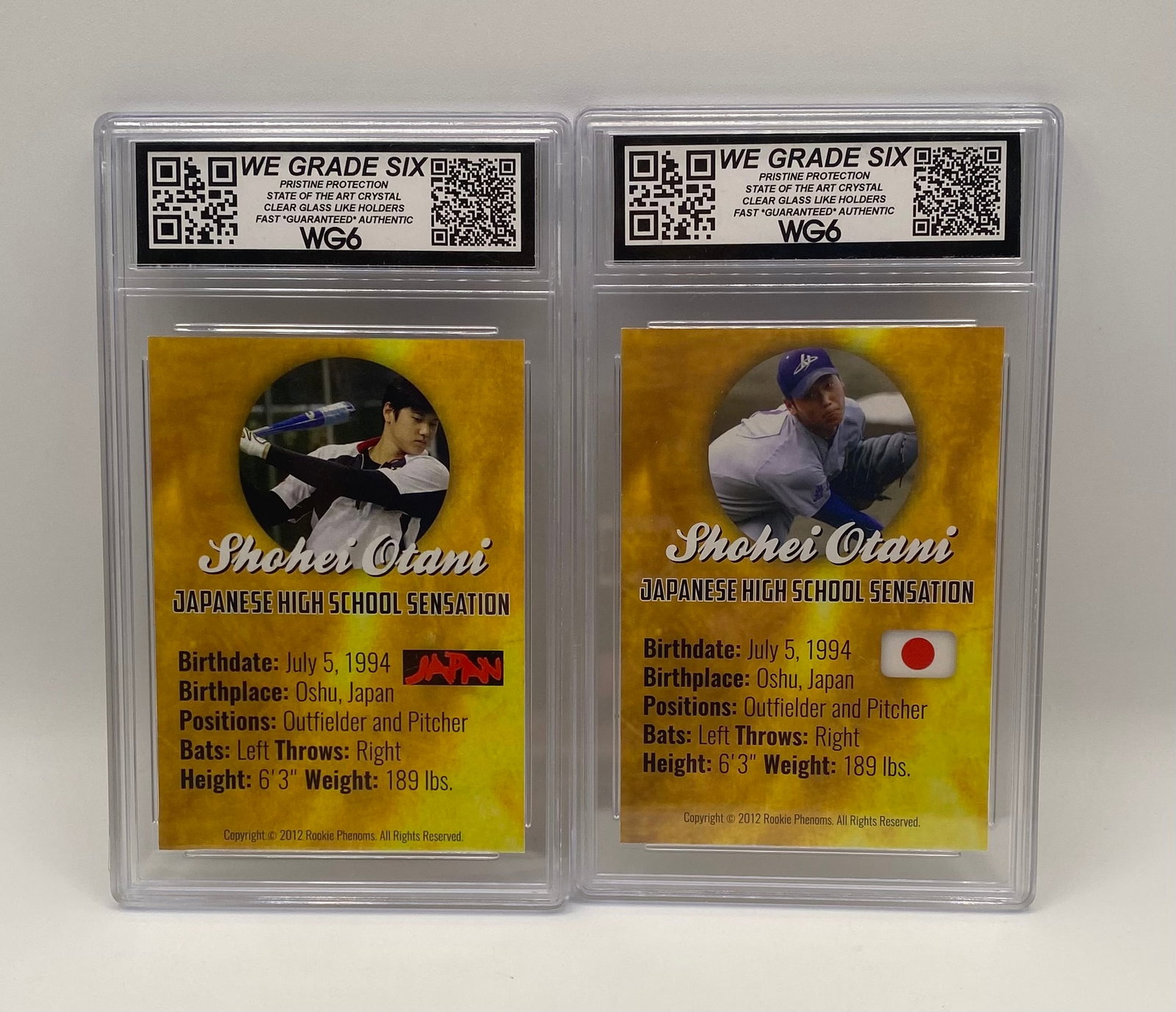 Shohei Ohtani Japanese High School Sensation Pitching ACEO Cards - 2