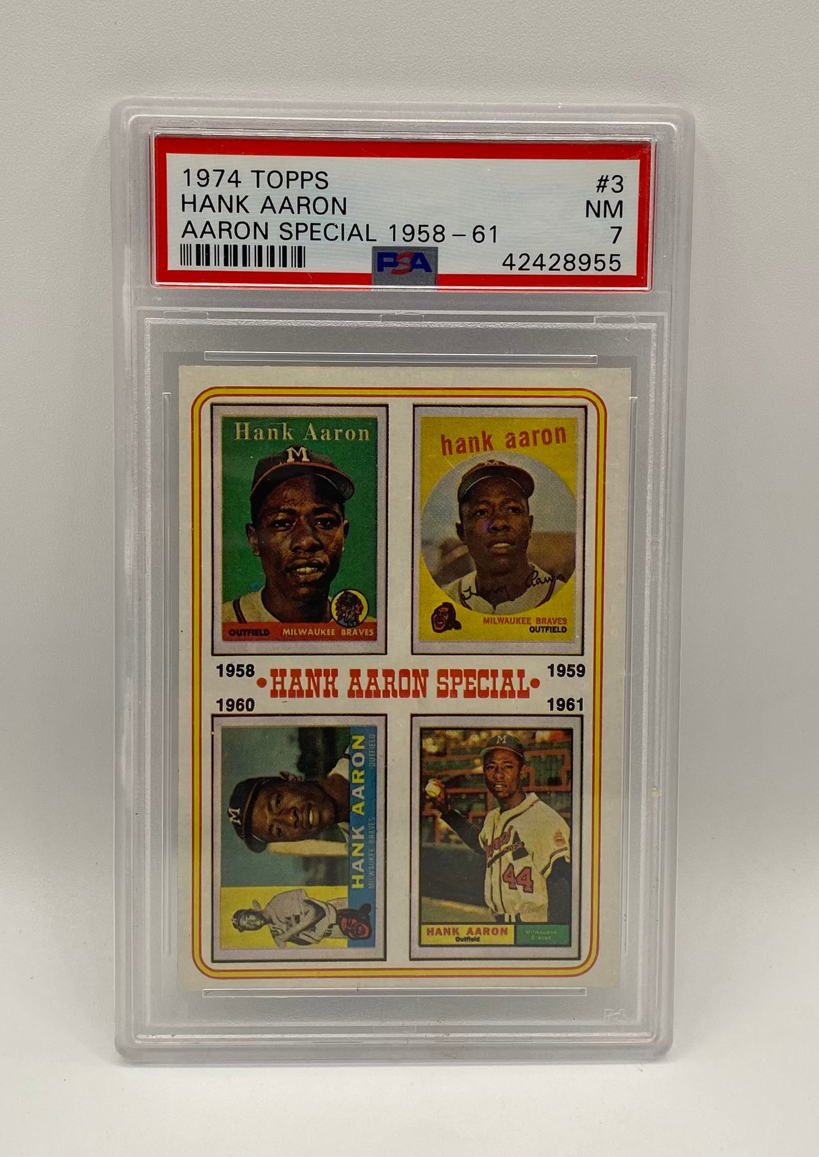 1974 Topps Hank Aaron Special PSA (1 of 2)