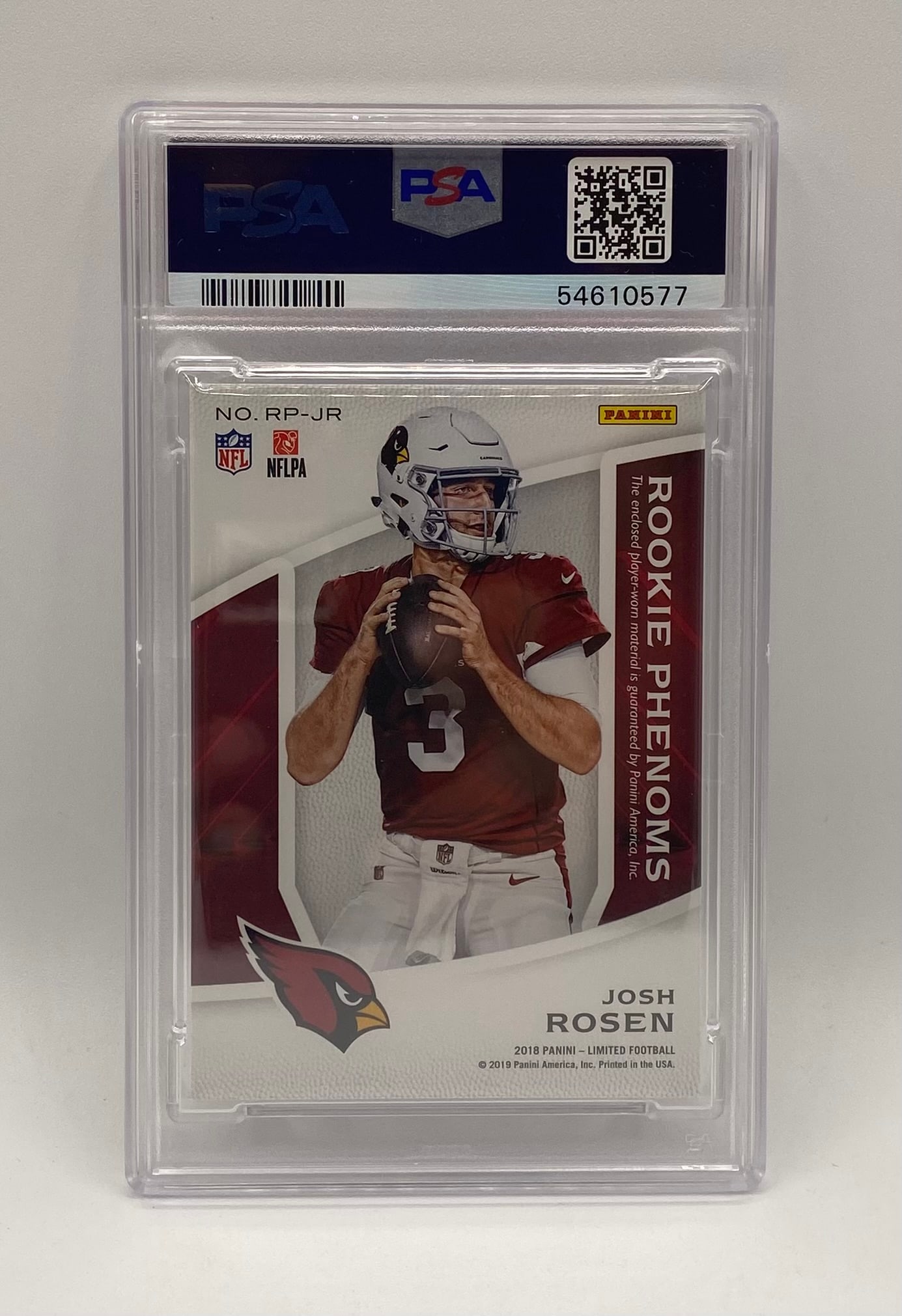 Josh Rosen Rookie Game Used Patch /75 - 2