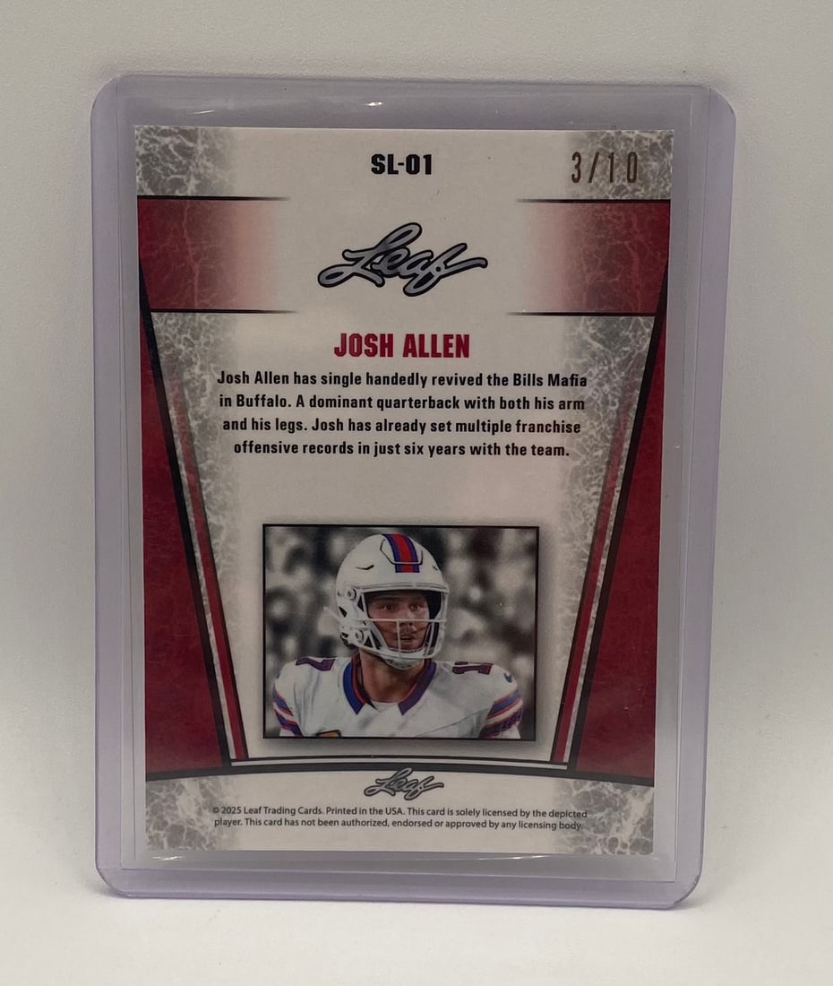 Josh Allen Pink Holo /10 - 2