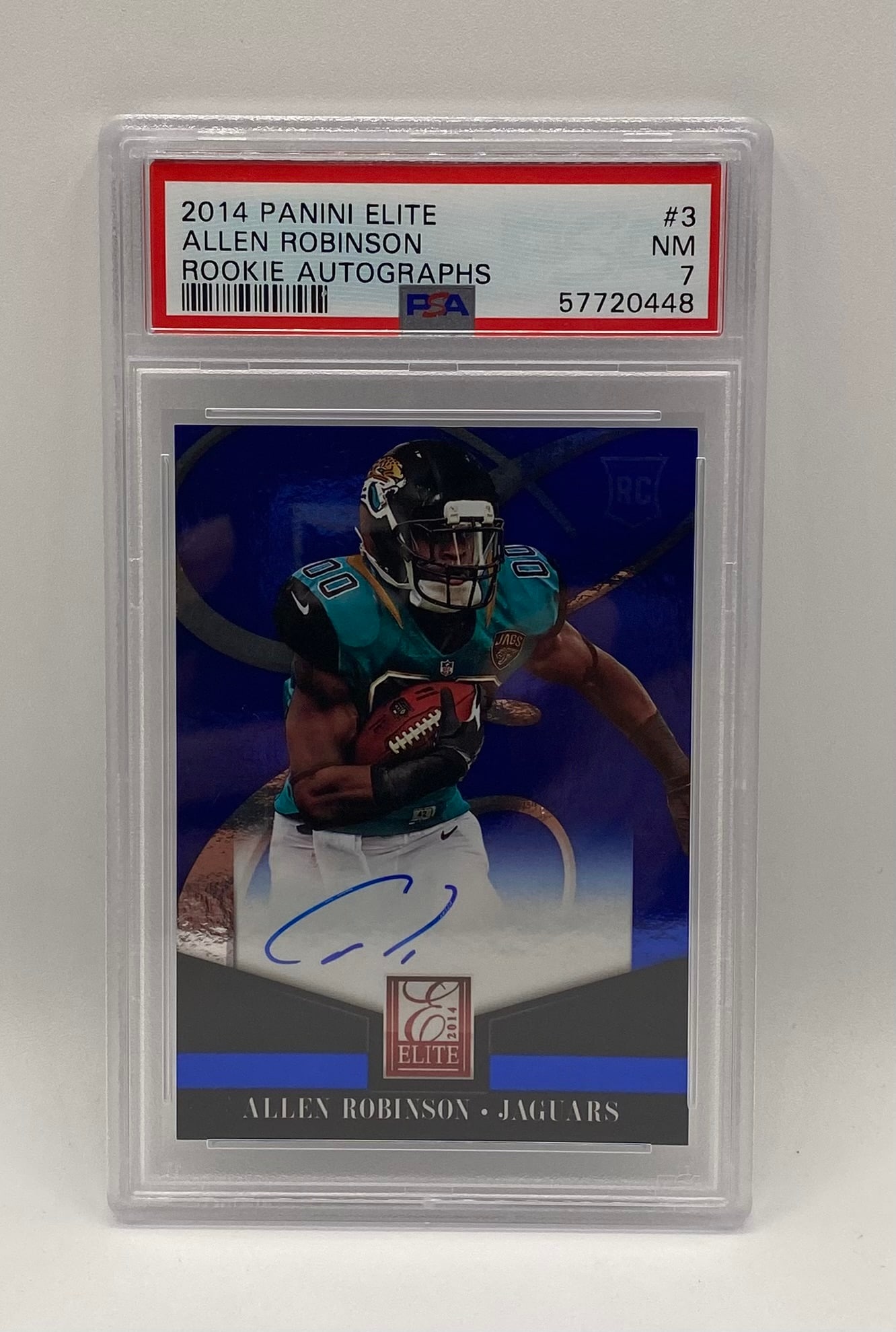 Allen Robinson Rookie Autographs PSA: 2014 Panini Elite Allen Robinson Rookie Autographs #3 - PSA 7 NM