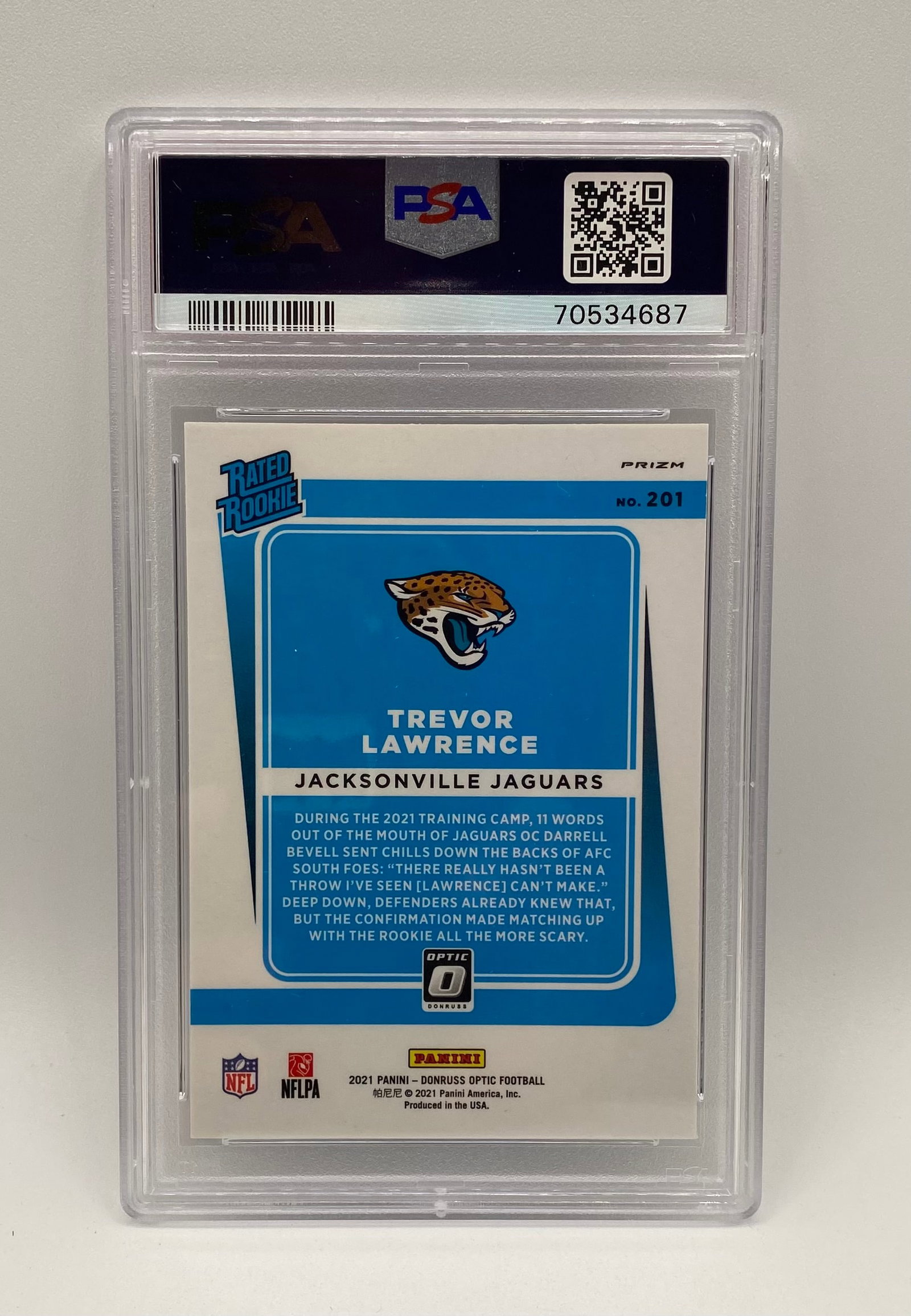 Trevor Lawrence Purple Shock Rookie PSA 10 - 2