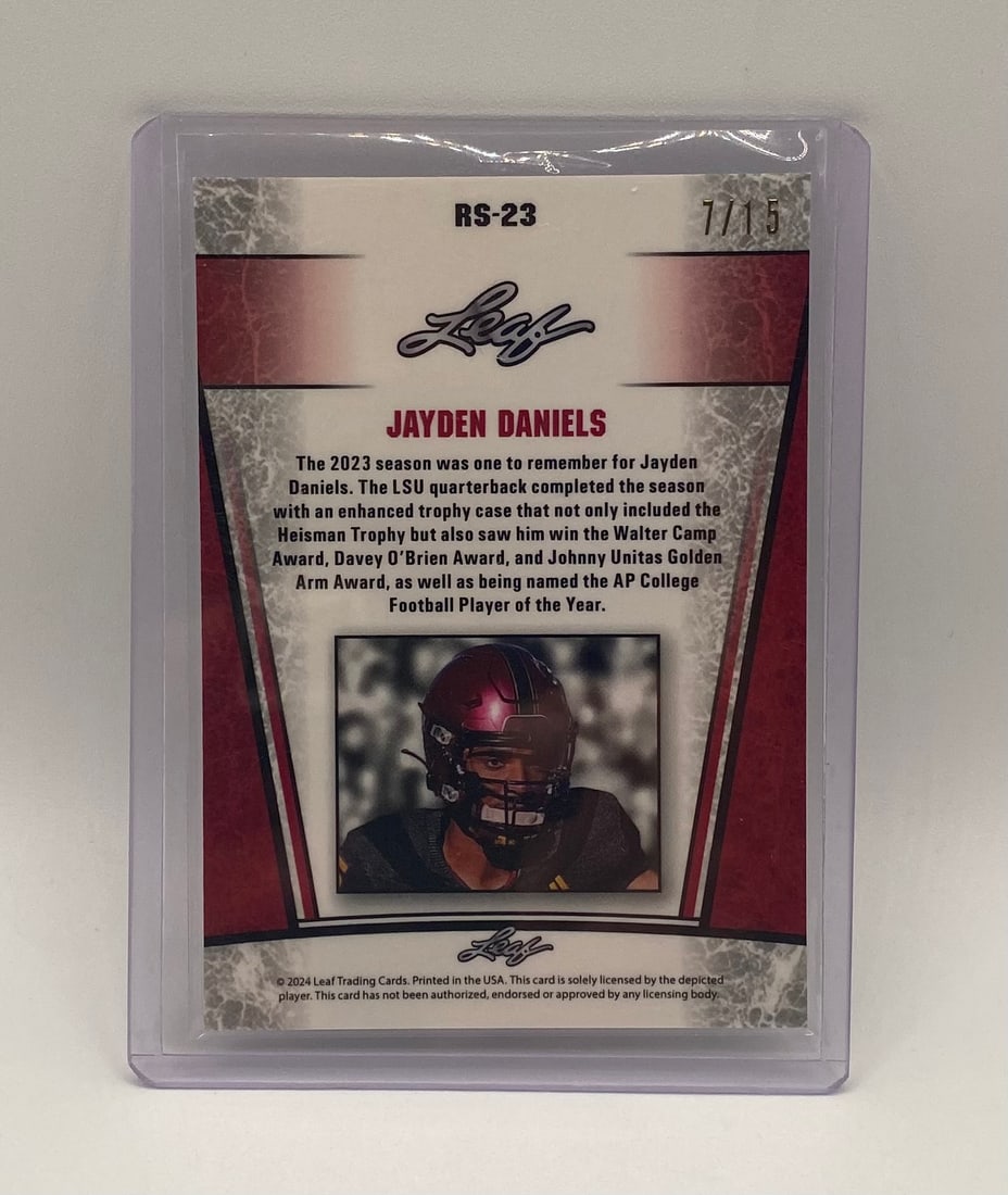 Jayden Daniels Rookie Holo /15 - 2