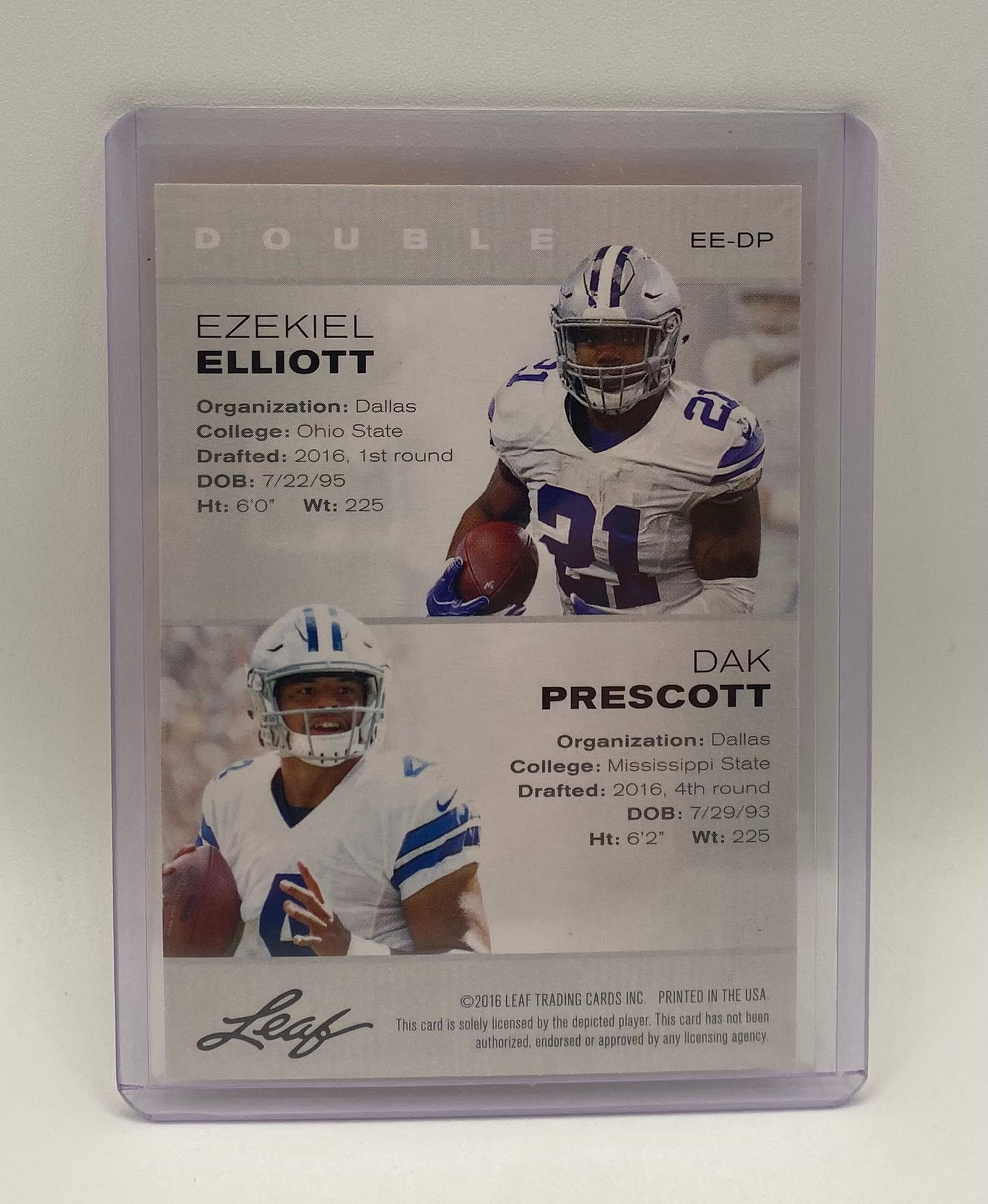 Ezekiel Elliott & Dak Prescott /25 - 2