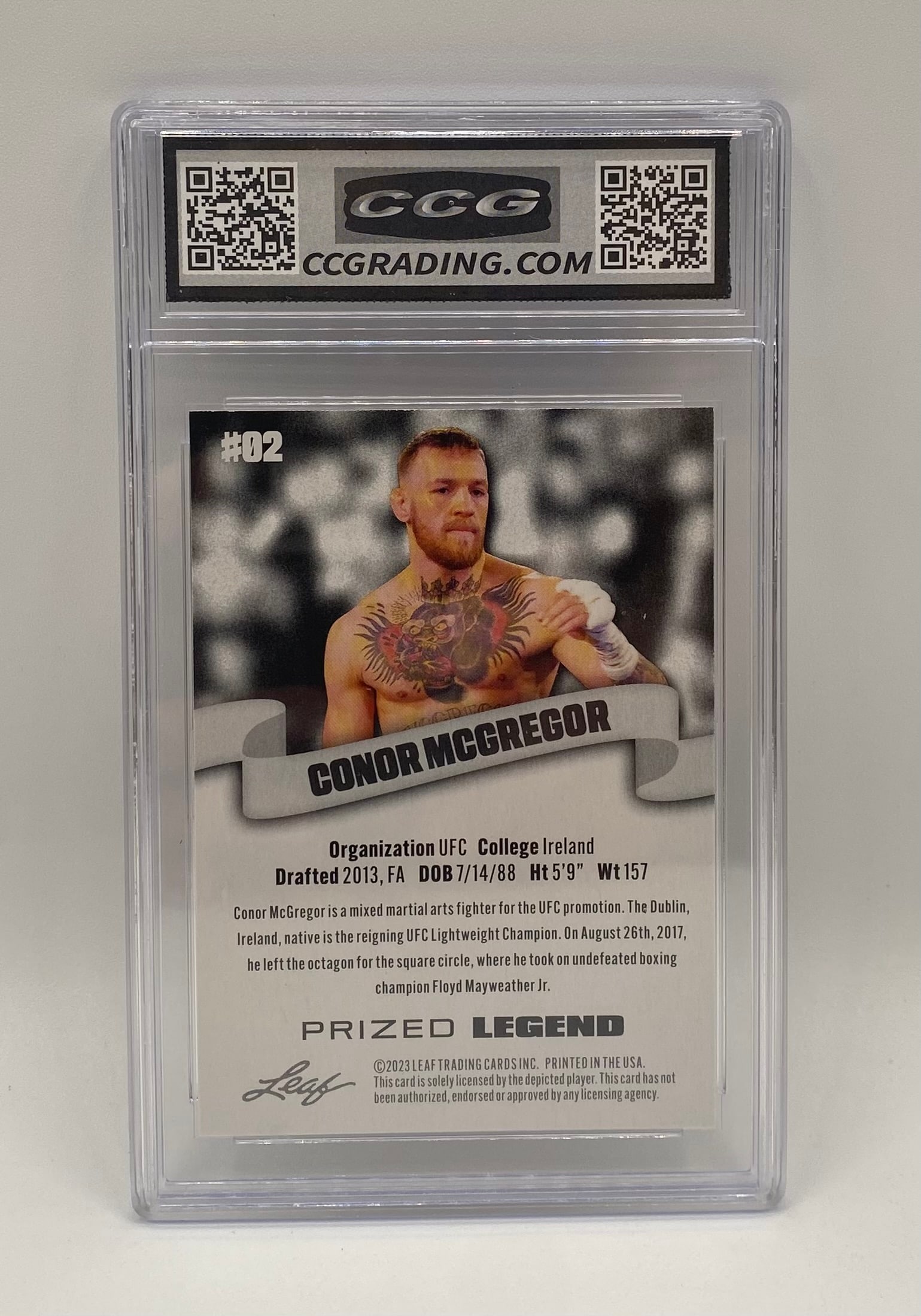 Conor McGregor - CCG Gem Mint 10 - 2