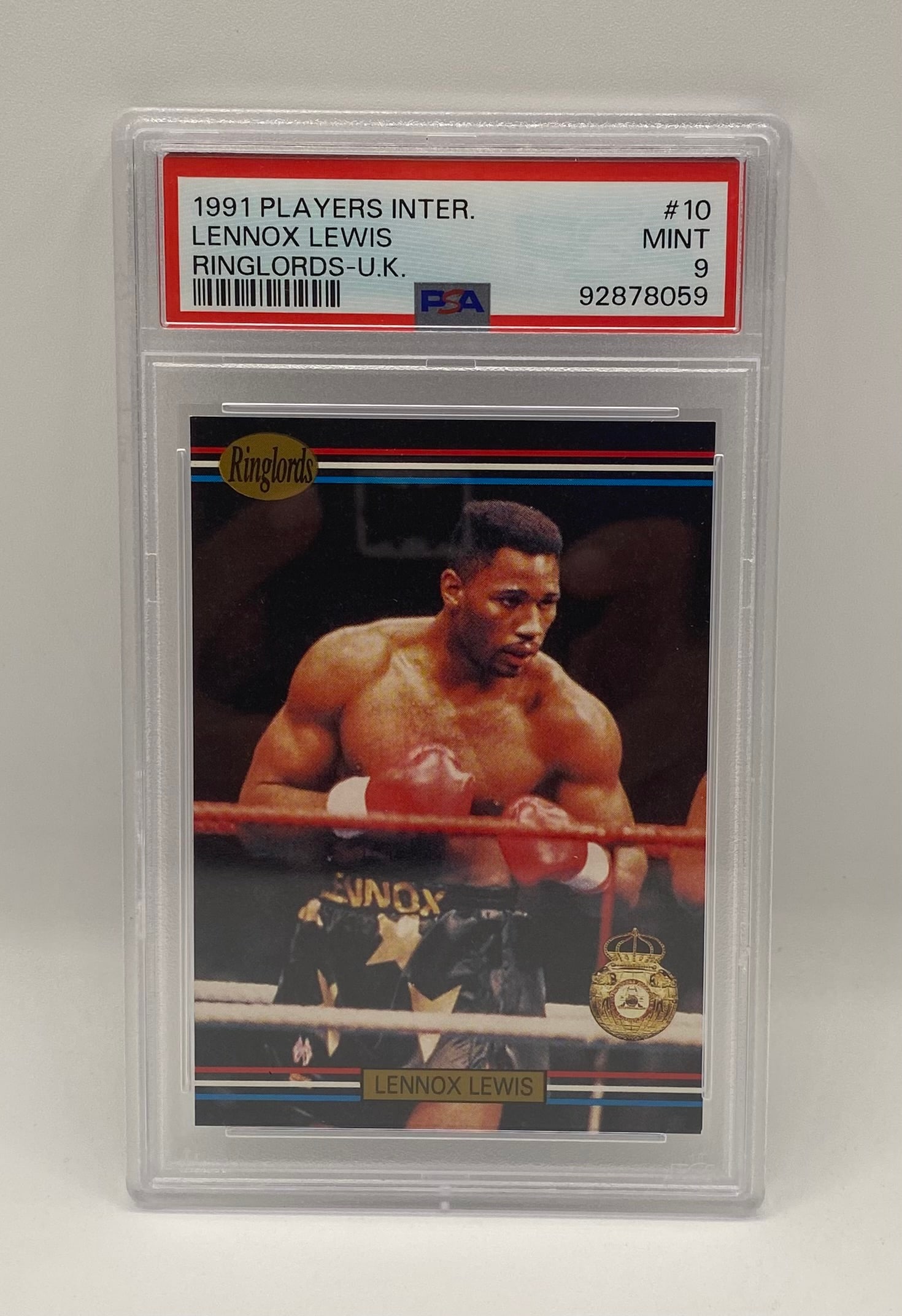 1991 Lennox Lewis - PSA (1 of 2)