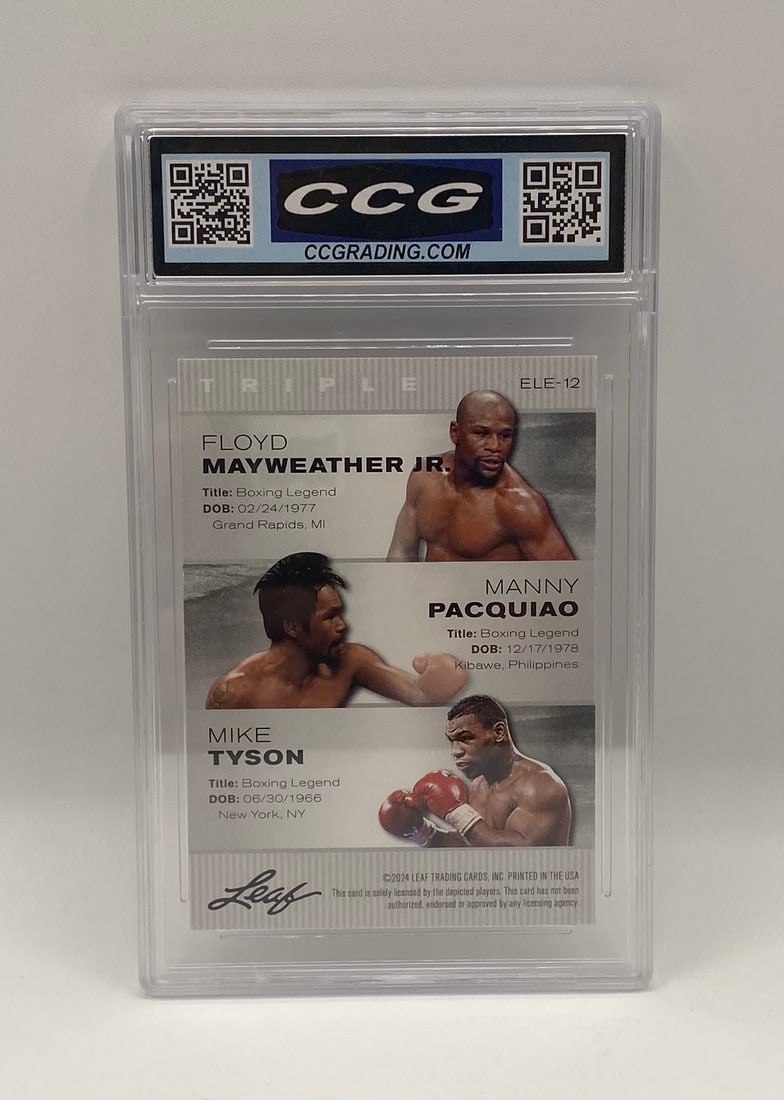 Floyd Mayweather Jr., Manny Pacquiao, Mike Tyson - 2