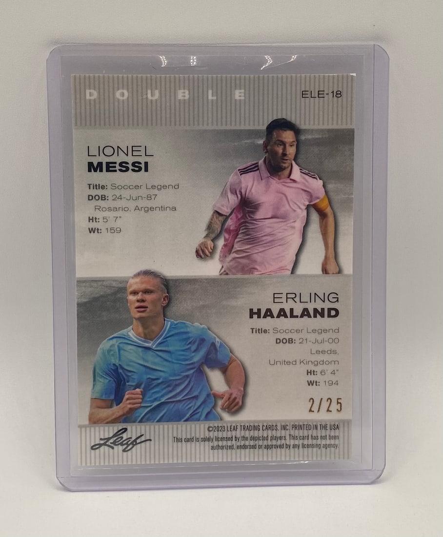 Lionel Messi & Erling Haaland Holo /25 - 2
