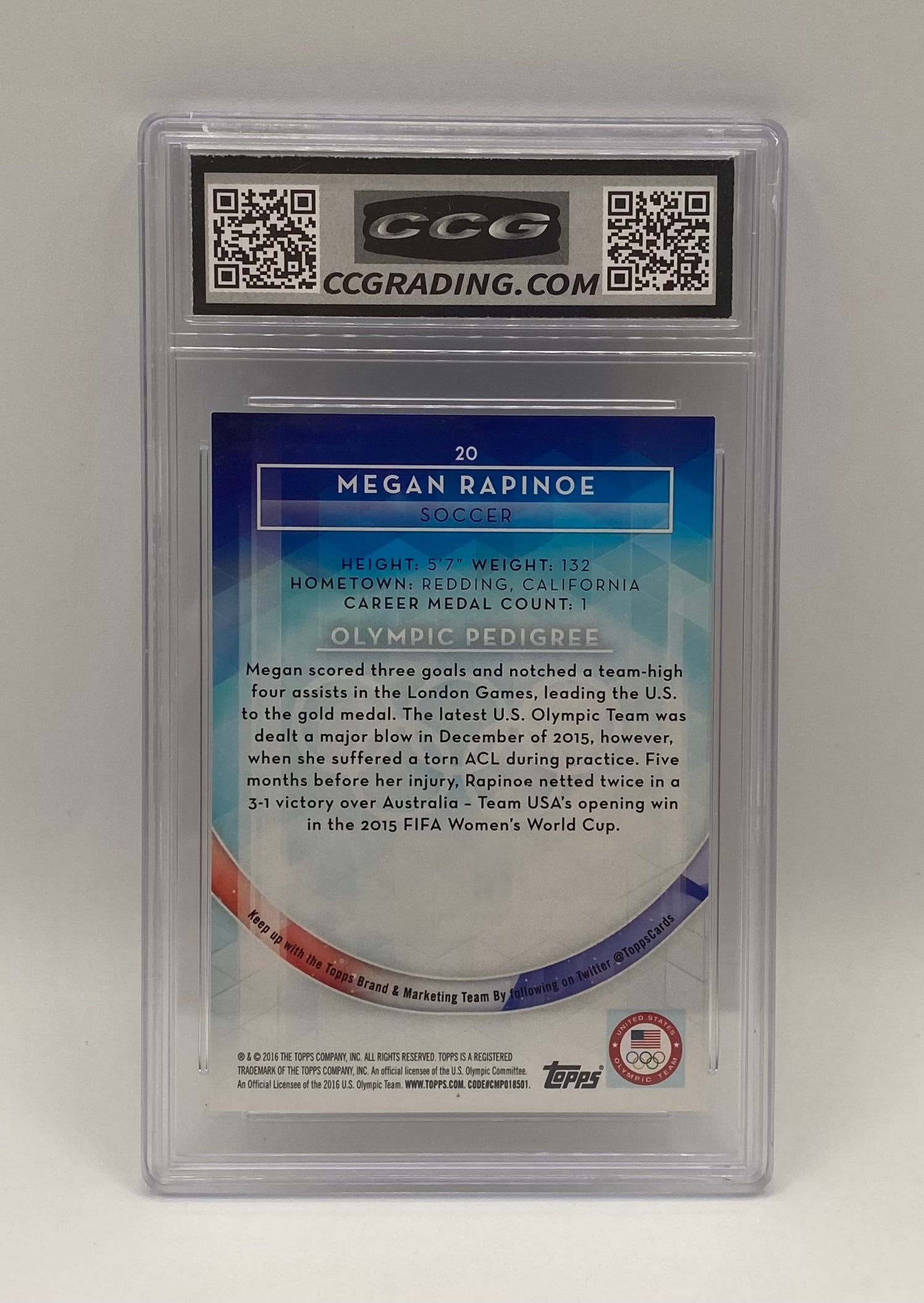 Megan Rapinoe Card - 2
