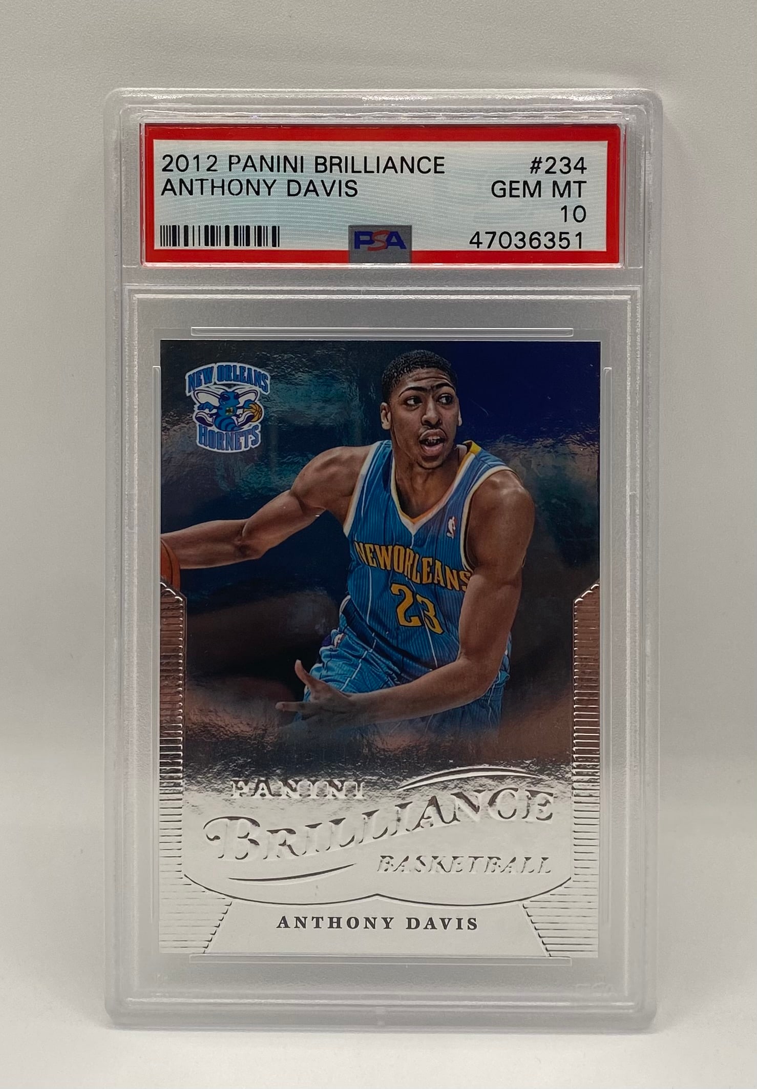 Anthony Davis Rookie PSA 10: 2012 Panini Brilliance Anthony Davis Rookie Card #234 – PSA Gem Mt 10
