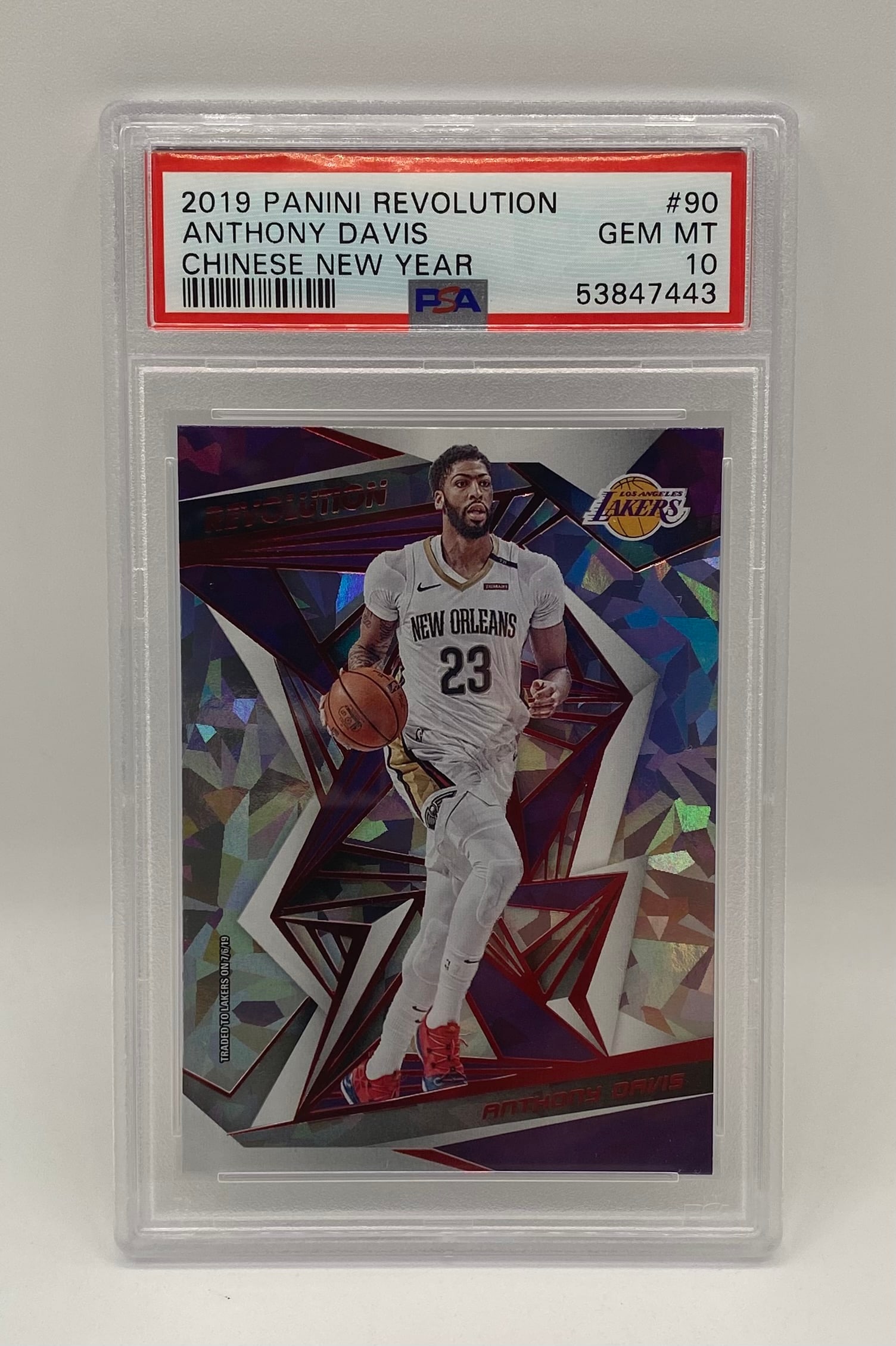 Anthony Davis Chinese New Year – PSA 10: 2019 Panini Revolution Anthony Davis Chinese New Year – PSA Gem Mt 10