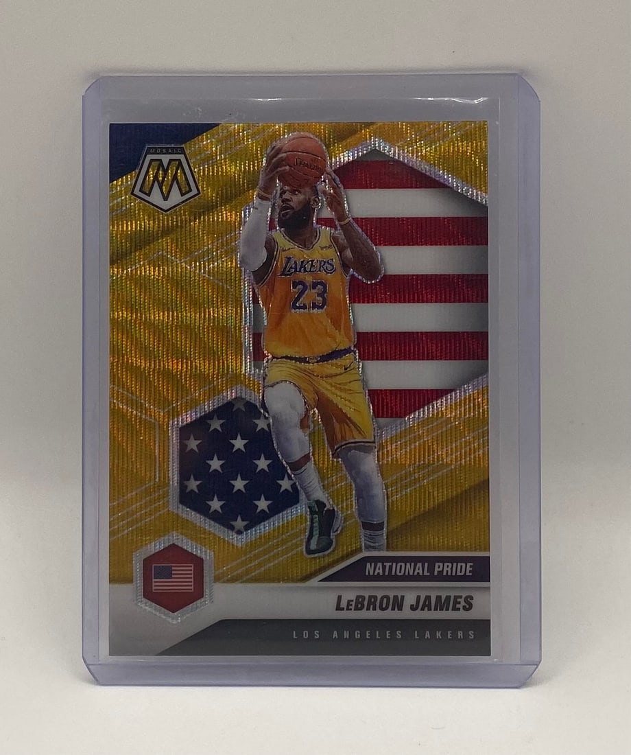 LeBron James Gold Wave Card (1 of 2)