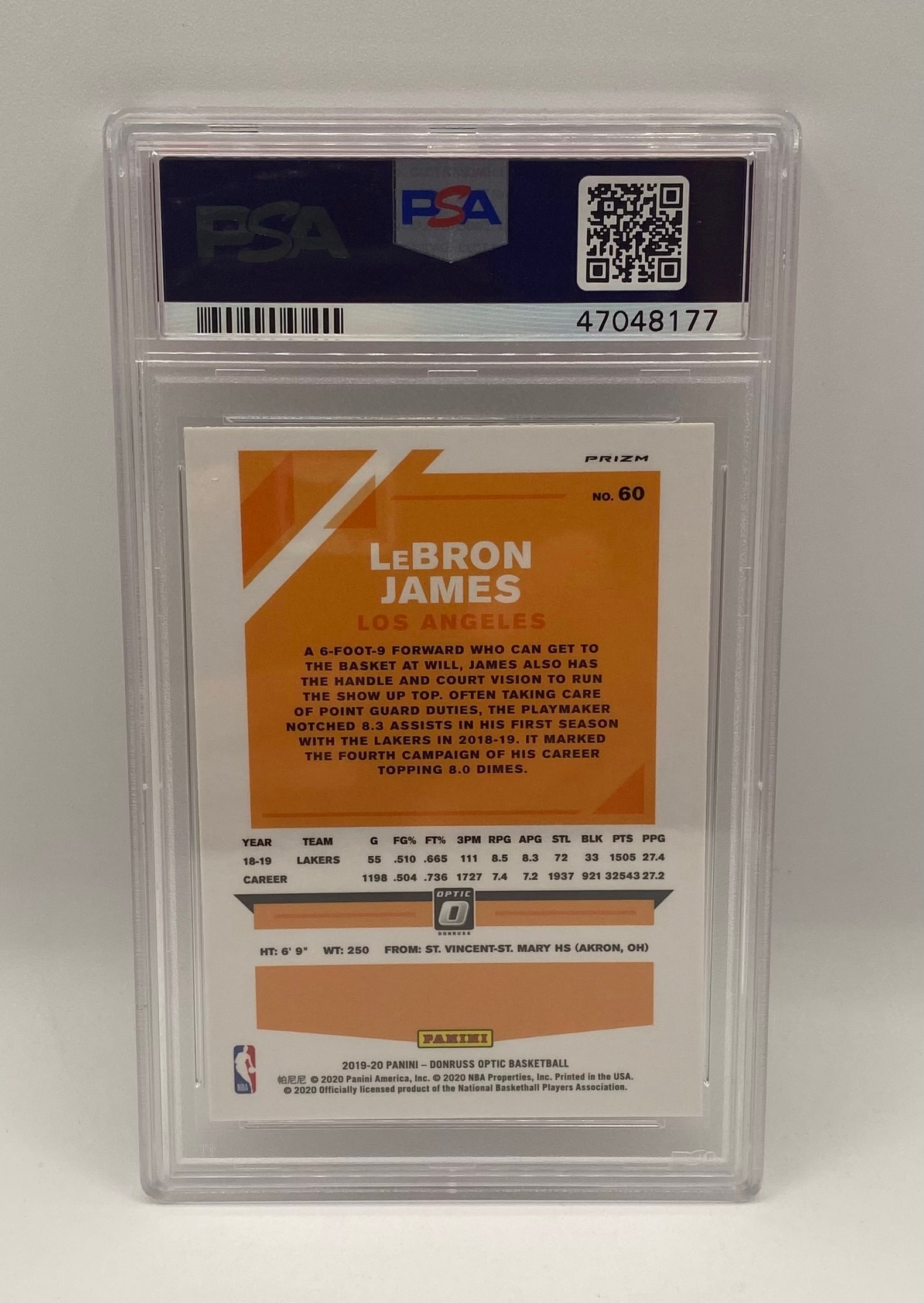 LeBron James Fanatics Parallel PSA - 2