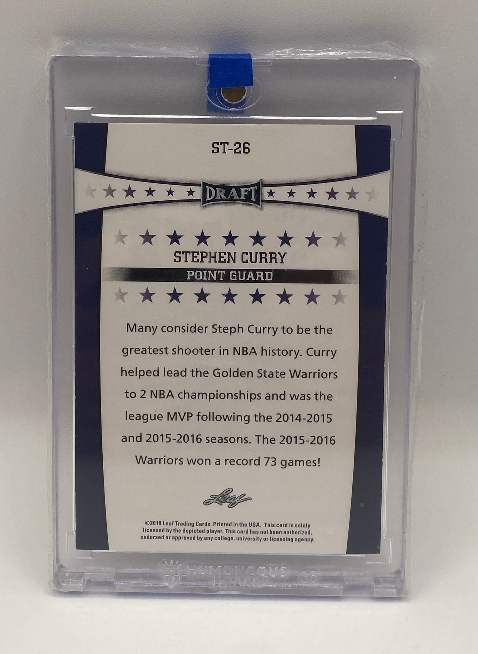 Stephen Curry Numbered /5 - 2