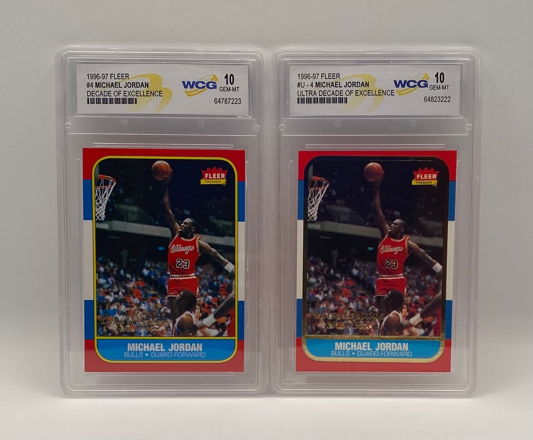 Michael Jordan Ultra & Decade Of Excellence Cards (1 of 2)