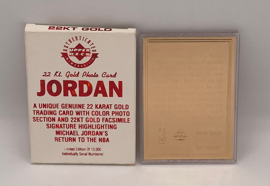 1996 Michael Jordan Gold Card - 2