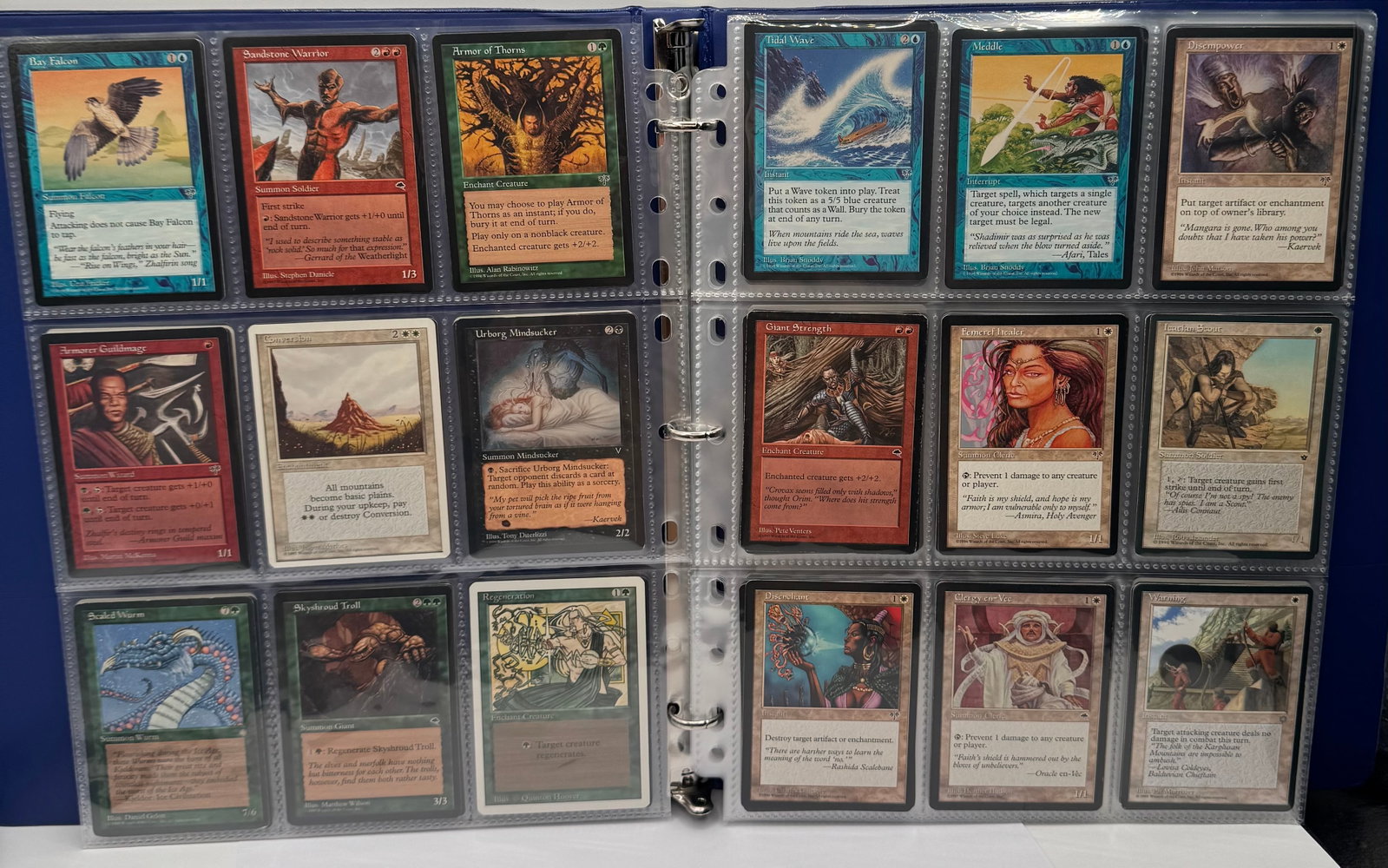 1995 & 1996 Magic The Gathering Trading Cards Binder - 2