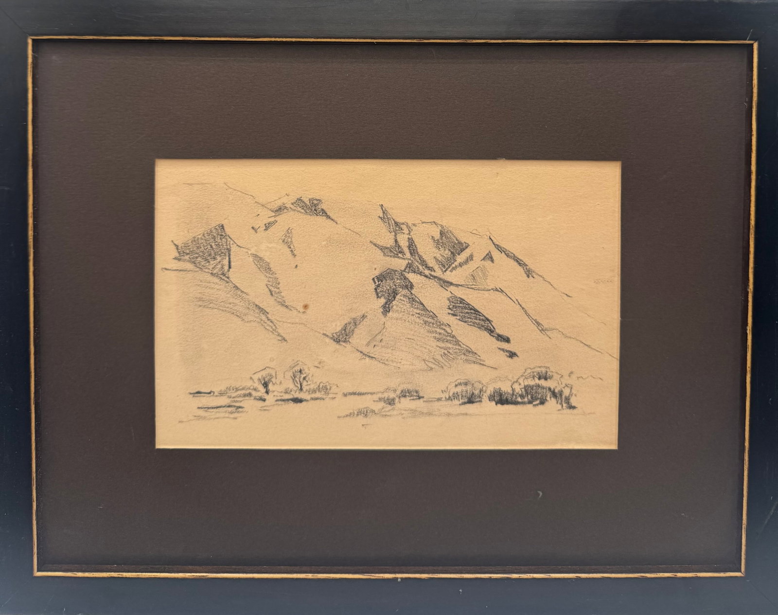Sam Hyde Harris (1889–1977) Graphite Landscape Drawing - Estate Certified (1 of 2)