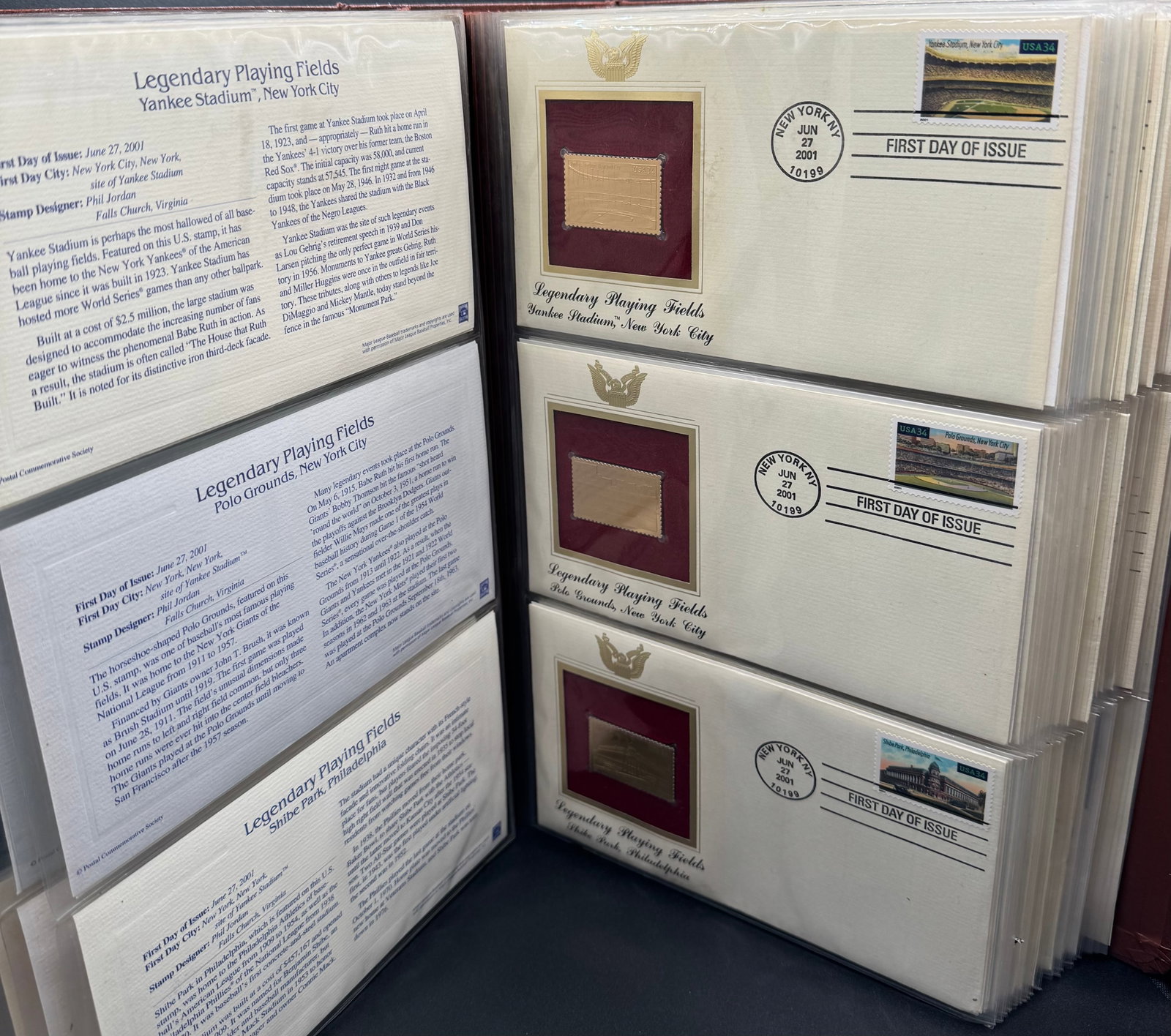 Golden Replicas of United States Stamps 22kt Gold Proof Collection (61 Covers Total) - 3