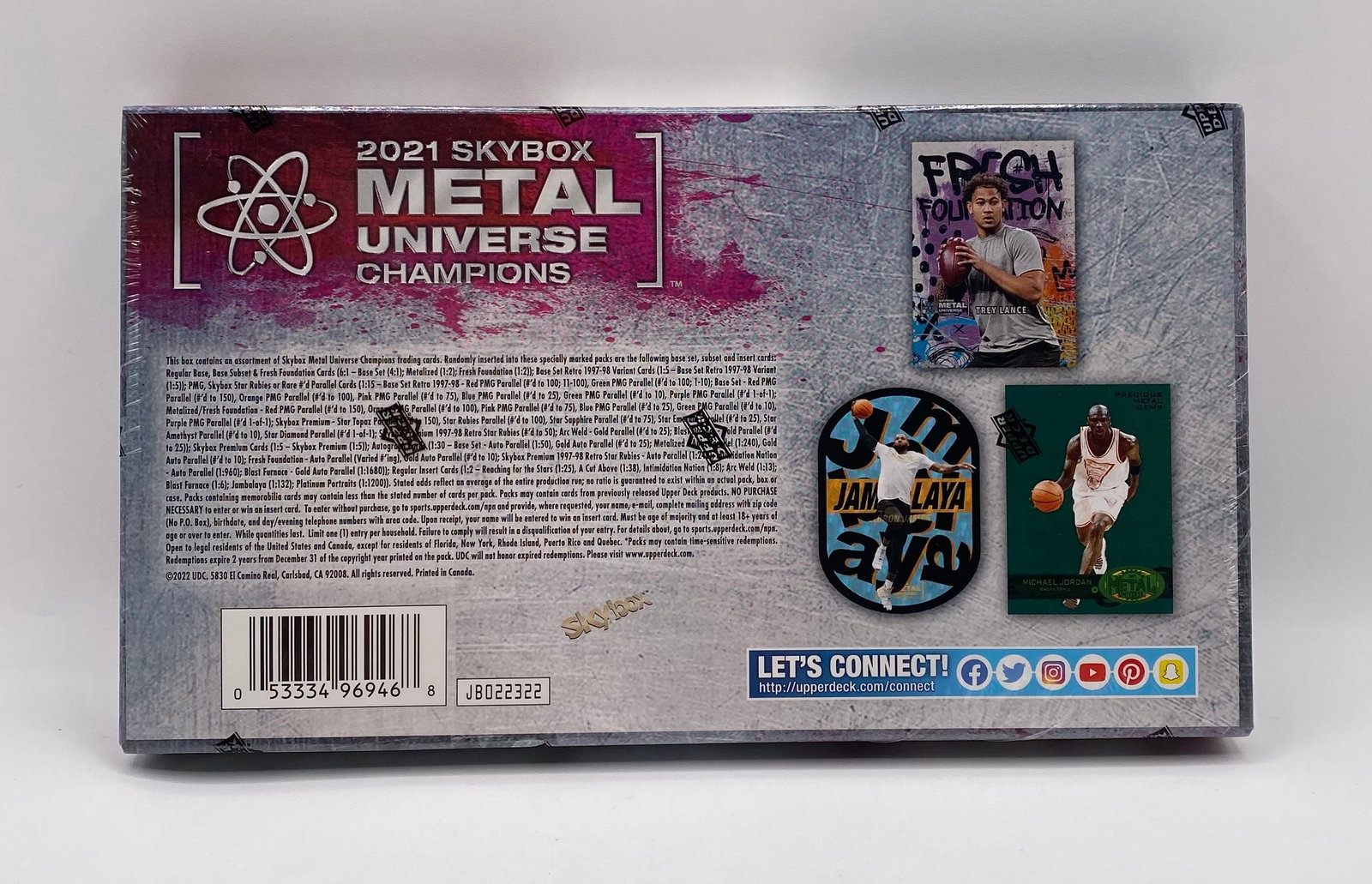Sealed Michael Jordan Cover Skybox Metal Basketball Honby Box - 2