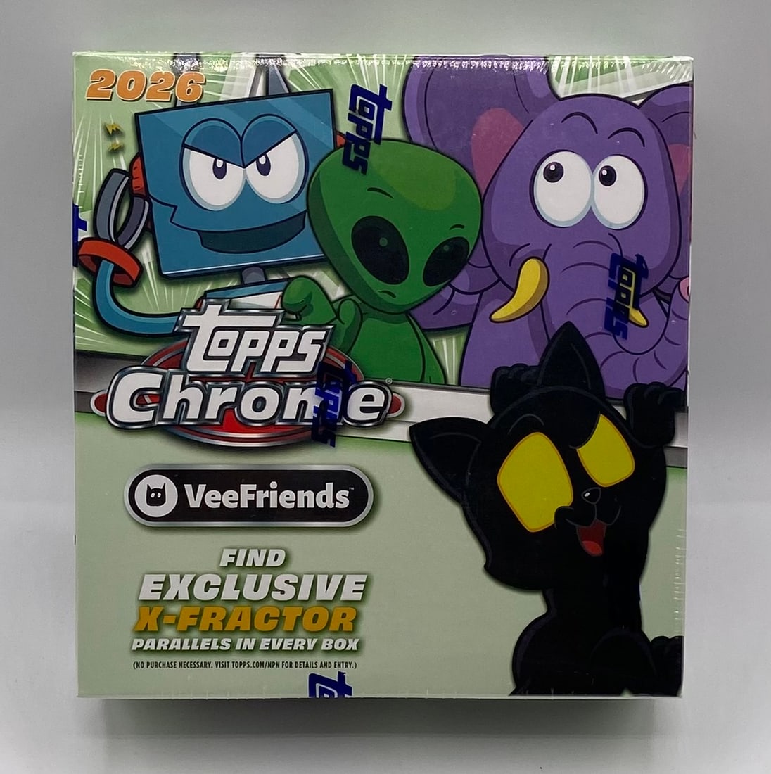 Sealed 2026 Topps Chrome VeeFriends Factory Sealed Mega Box (1 of 2)