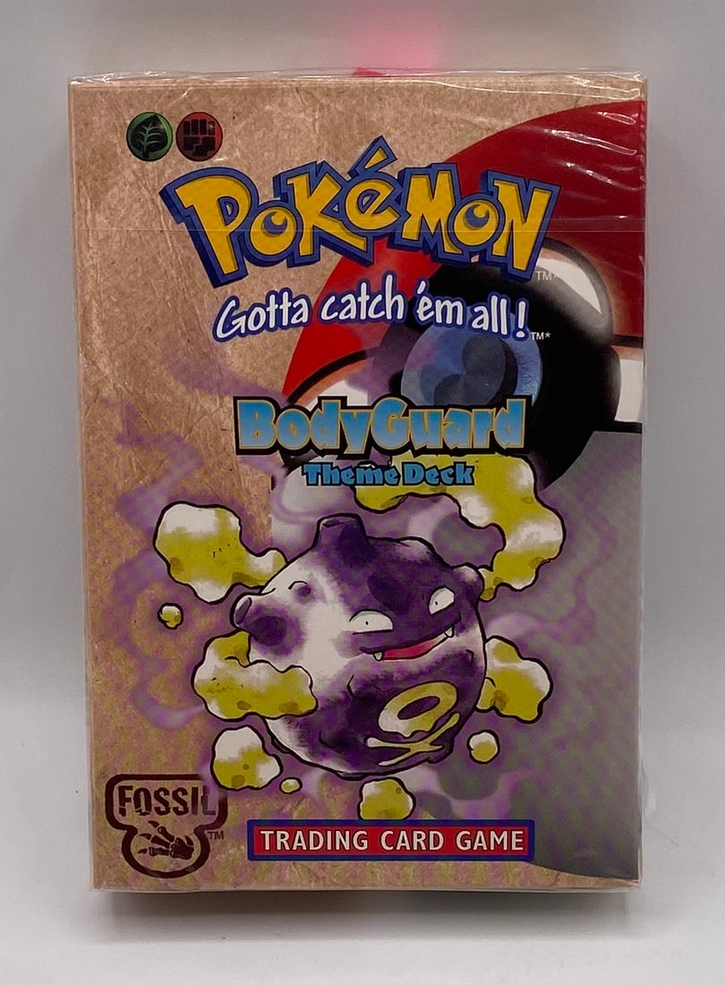 Sealed 1999 Pokemon BodyGuard Theme Deck Box: Sealed 1999 Pokemon BodyGuard Theme Deck Box