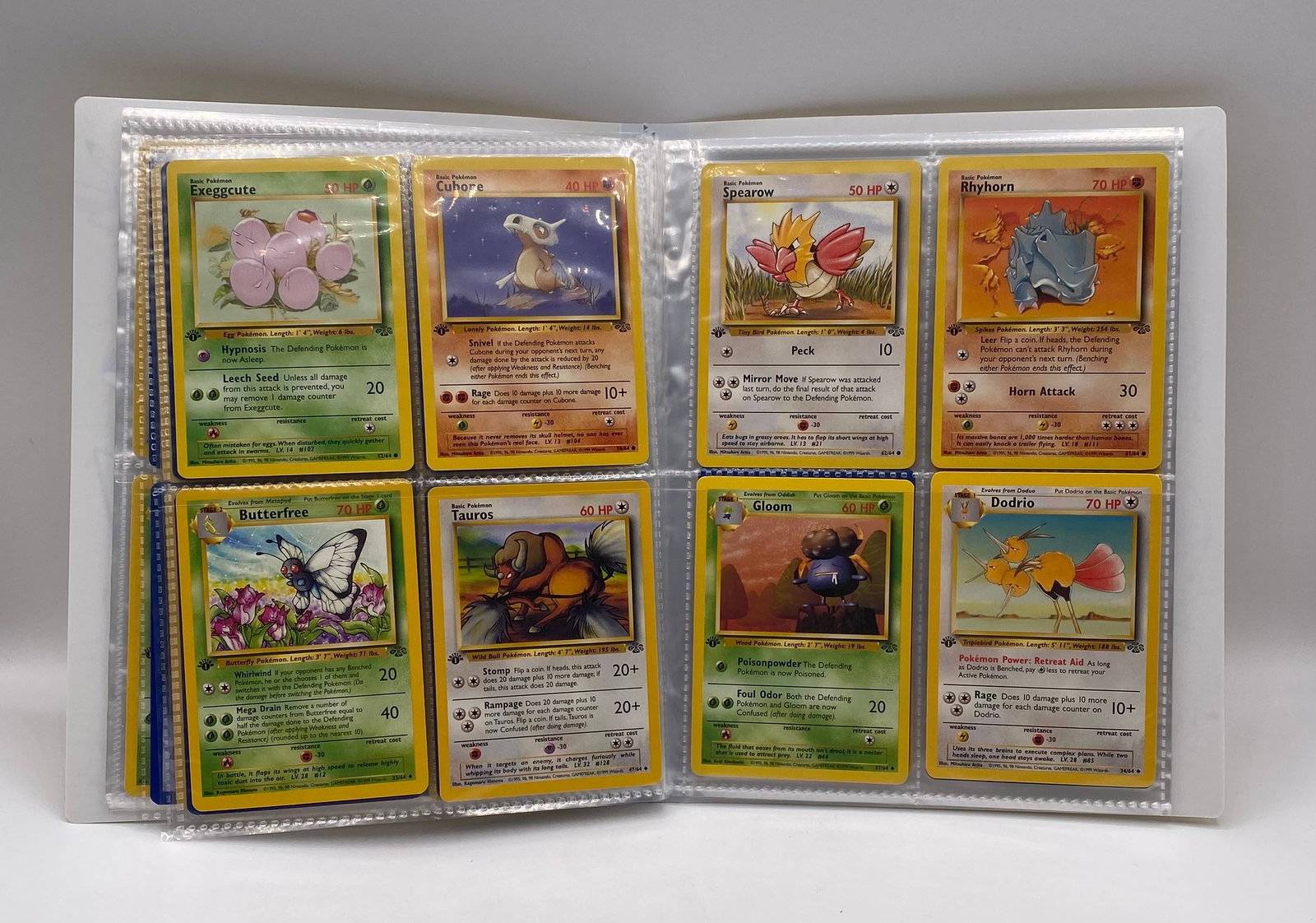 1999 Pokemon 1st Edition Jungle Set Binder - 3