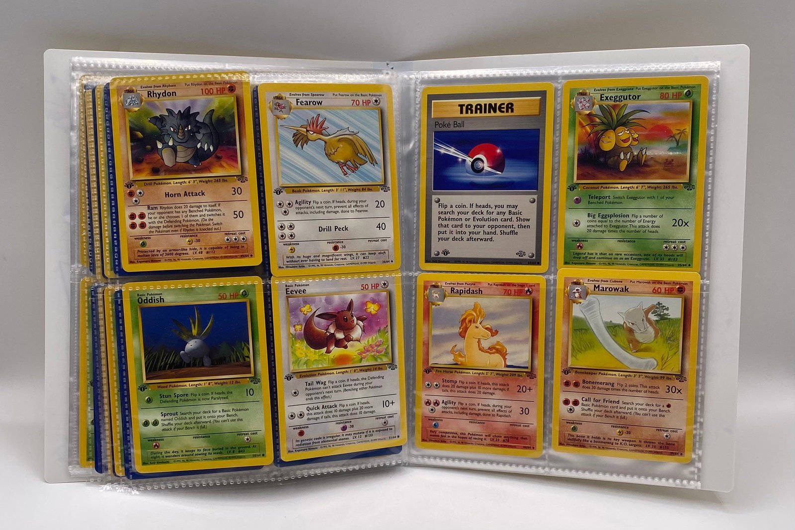 1999 Pokemon 1st Edition Jungle Set Binder - 4