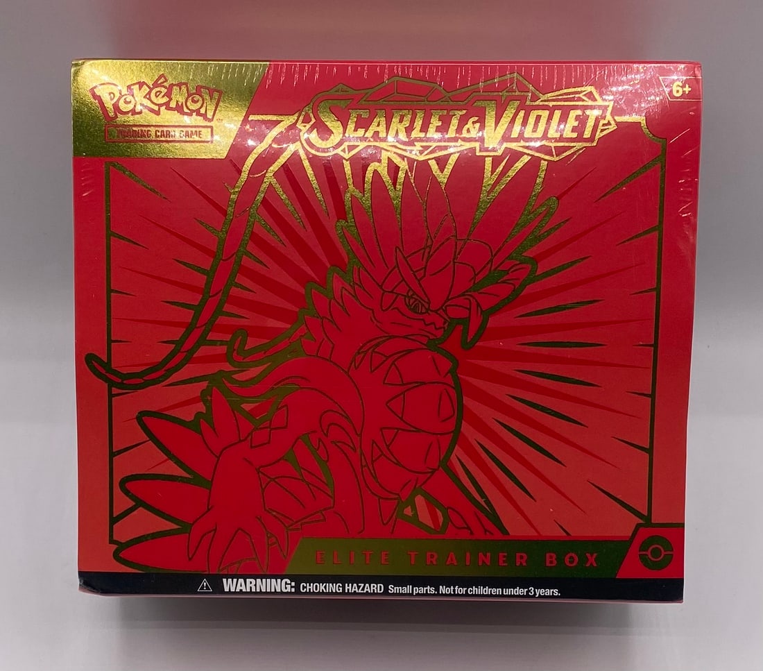 Pokémon TCG: Scarlet & Violet Koraidon Elite Trainer Box (Sealed): Pokémon TCG: Scarlet & Violet Koraidon Elite Trainer Box (Sealed)