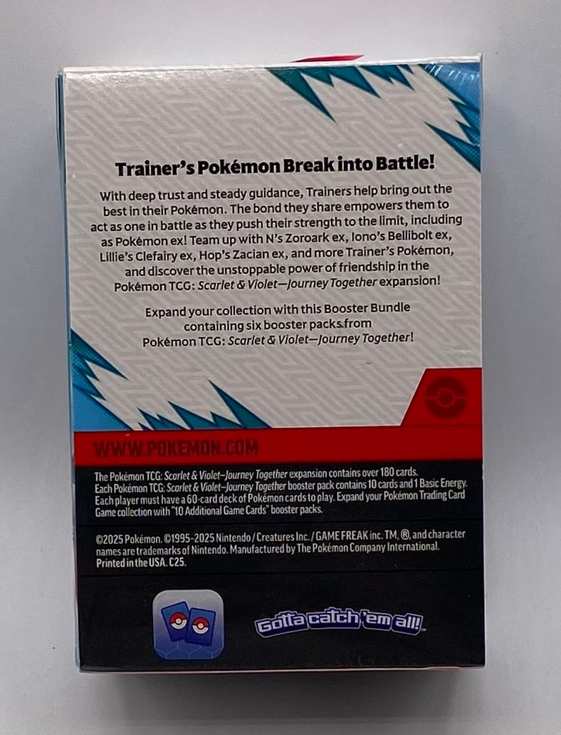 Factory Sealed Pokémon TCG Scarlet & Violet Journey Together Booster Bundle - 2