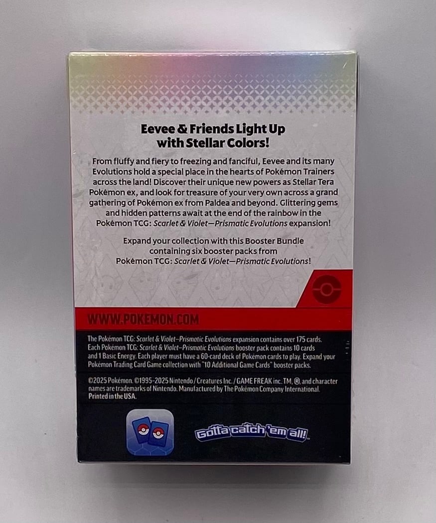 Pokémon TCG Scarlet & Violet Prismatic Evolutions Booster Bundle - Sealed - 2