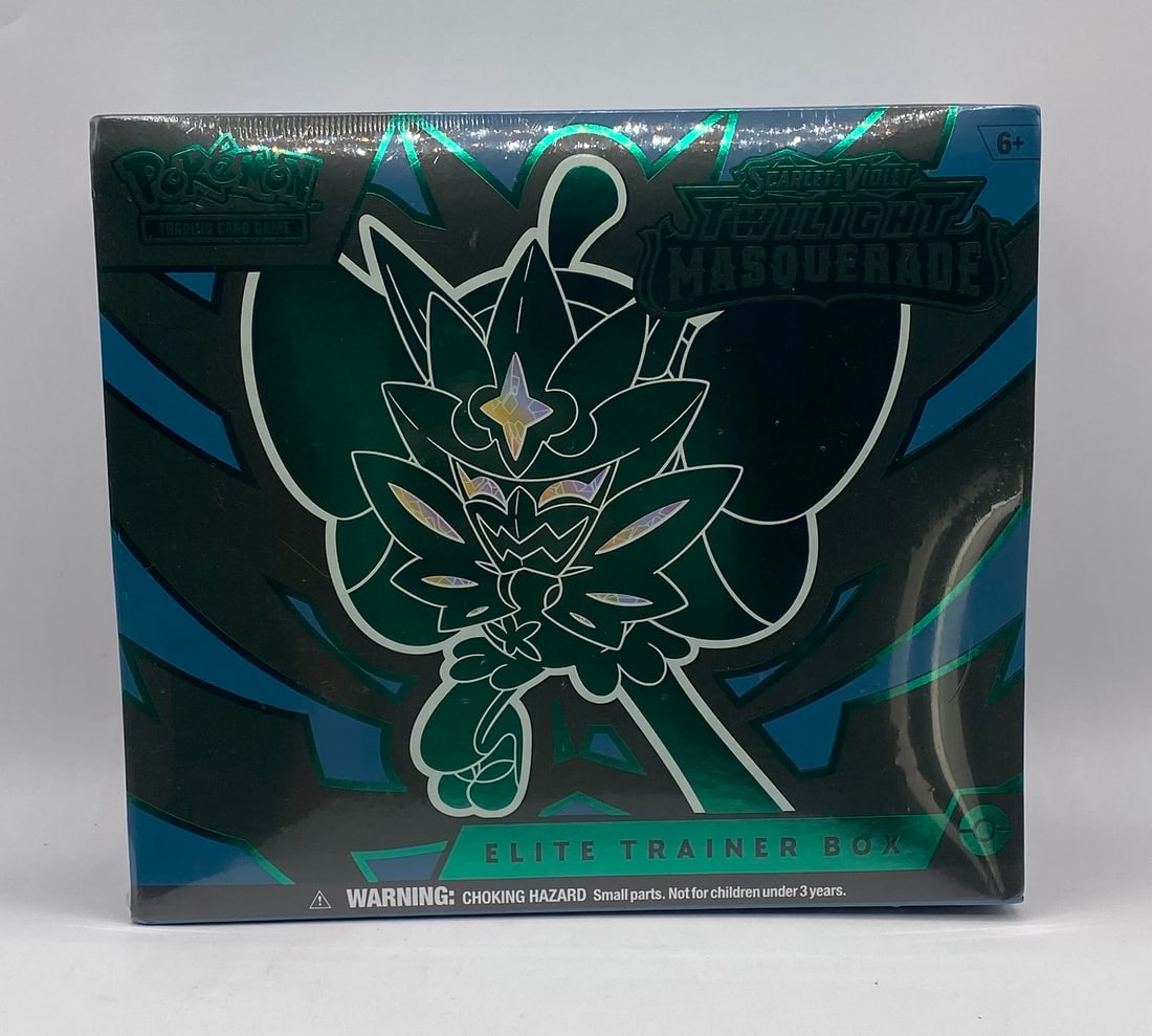 Factory Sealed Pokémon TCG Scarlet & Violet Twilight Masquerade Elite Trainer Box (ETB): Pokémon TCG Scarlet & Violet Twilight Masquerade Elite Trainer Box (ETB) - Sealed