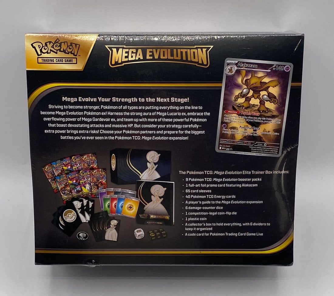 Factory Sealed Pokémon TCG Mega Evolution Elite Trainer Box (ETB) - 2