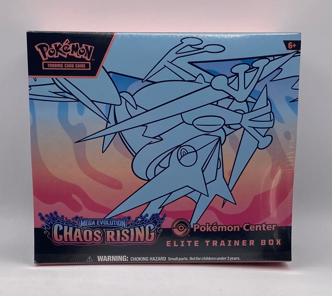 Factory Sealed Pokémon Center Exclusive Mega Evolution Chaos Rising Elite Trainer Box - Sealed: Pokémon Center Exclusive Mega Evolution Chaos Rising Elite Trainer Box