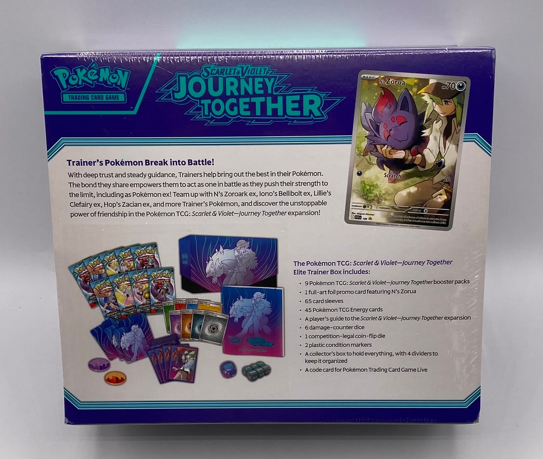 Factory Sealed Pokémon TCG Scarlet & Violet Journey Together Elite Trainer Box - 2
